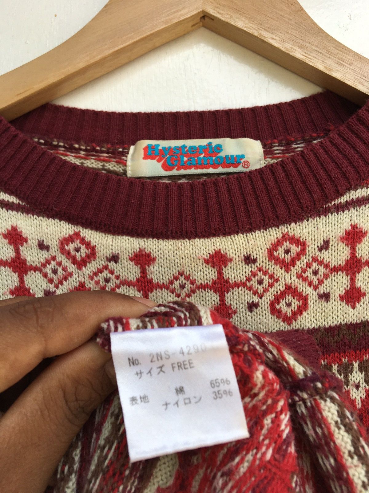 Hysteric Glamour Vintage Hysteric Glamour Wool Longsleeve Knitwear Size US M / EU 48-50 / 2 - 7 Thumbnail