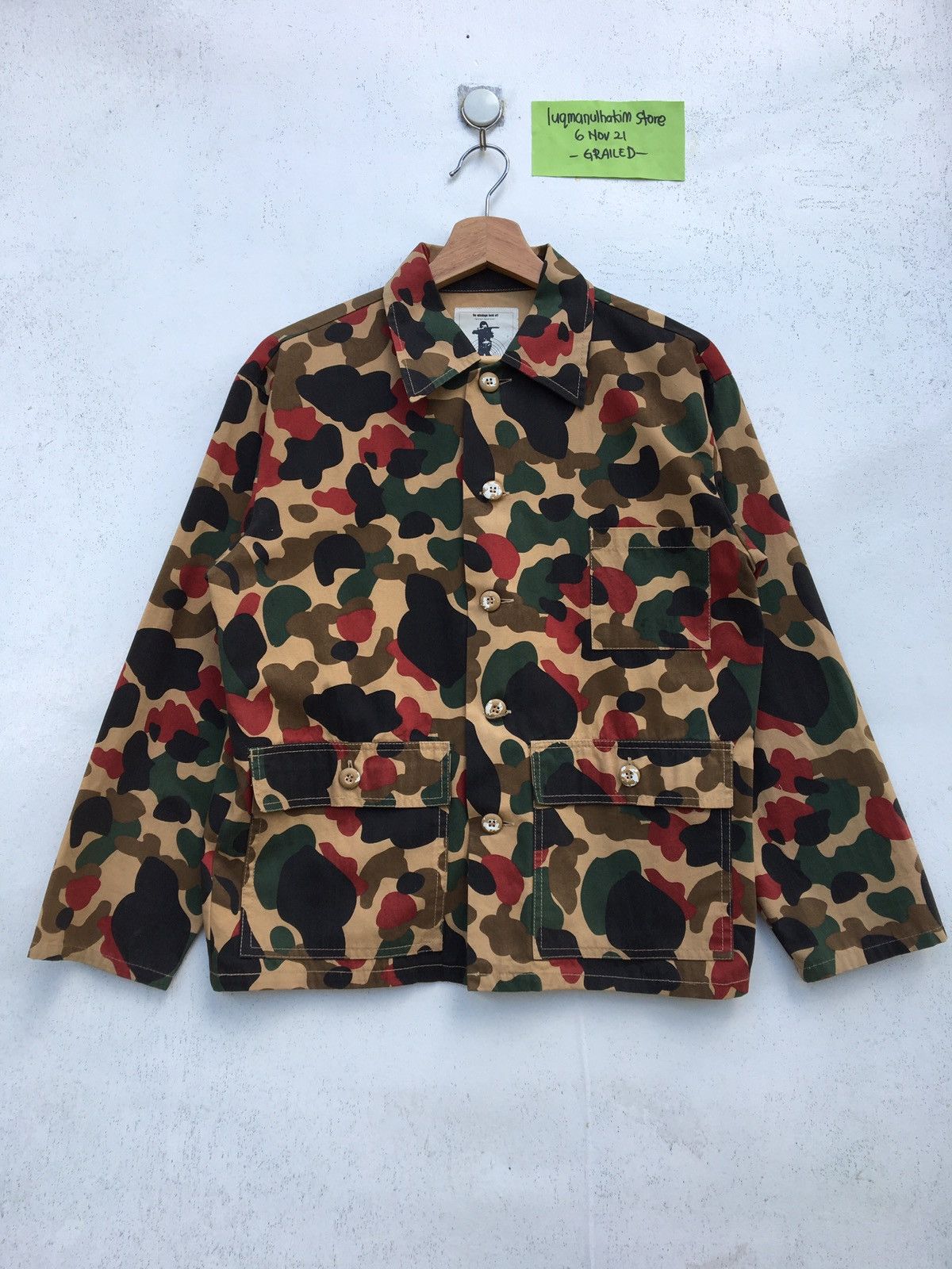Bape Vintage Human Camo Jacket Size US S / EU 44-46 / 1 - 1 Thumbnail