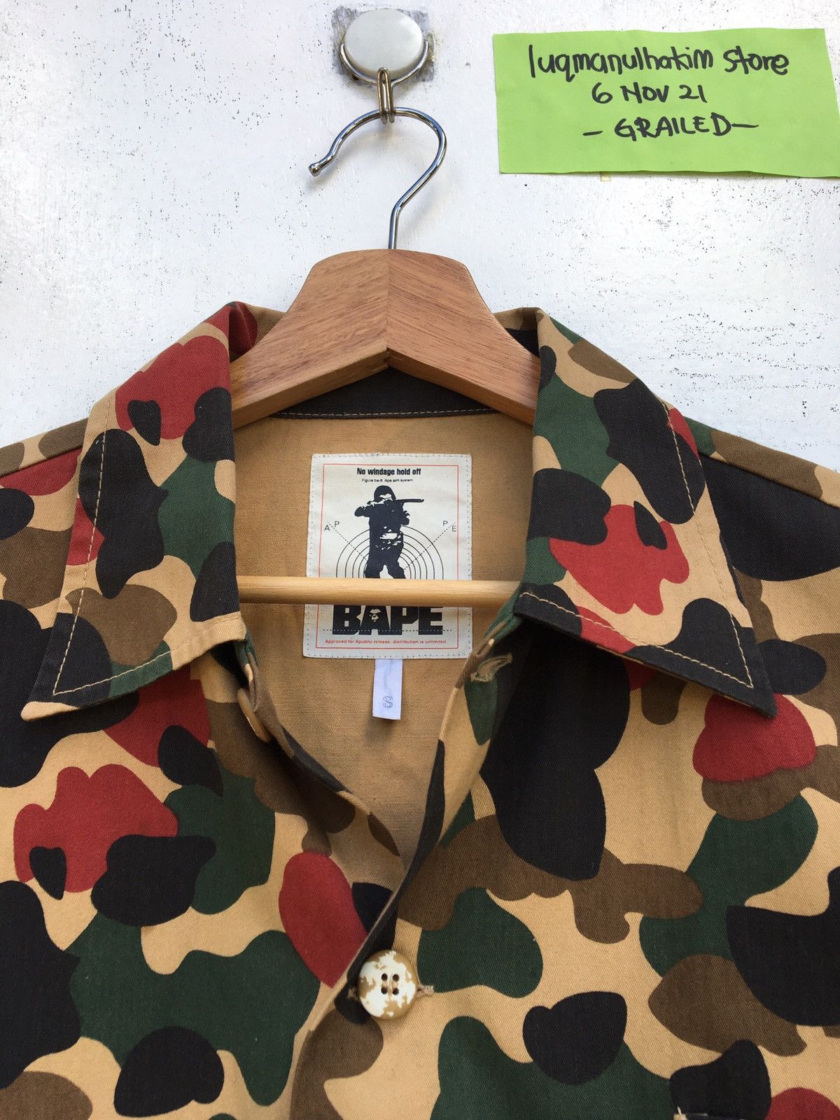 Bape Vintage Human Camo Jacket Size US S / EU 44-46 / 1 - 5 Thumbnail