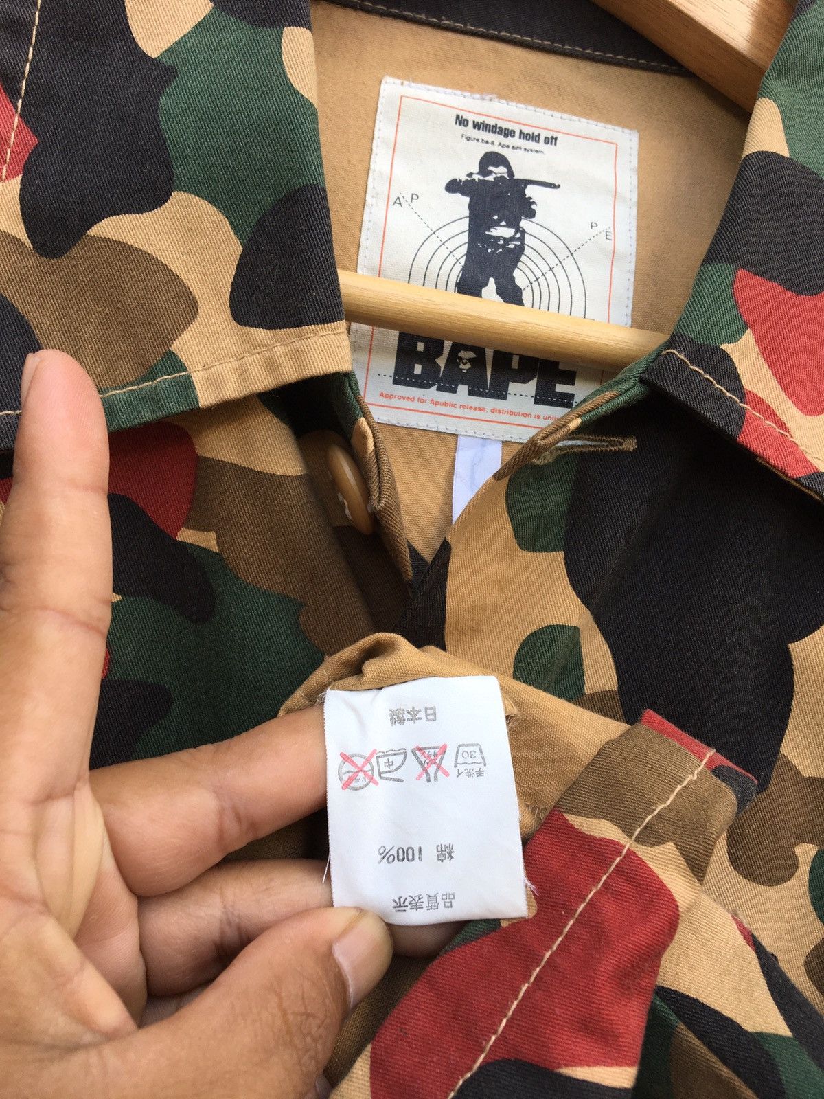 Bape Vintage Human Camo Jacket Size US S / EU 44-46 / 1 - 8 Thumbnail