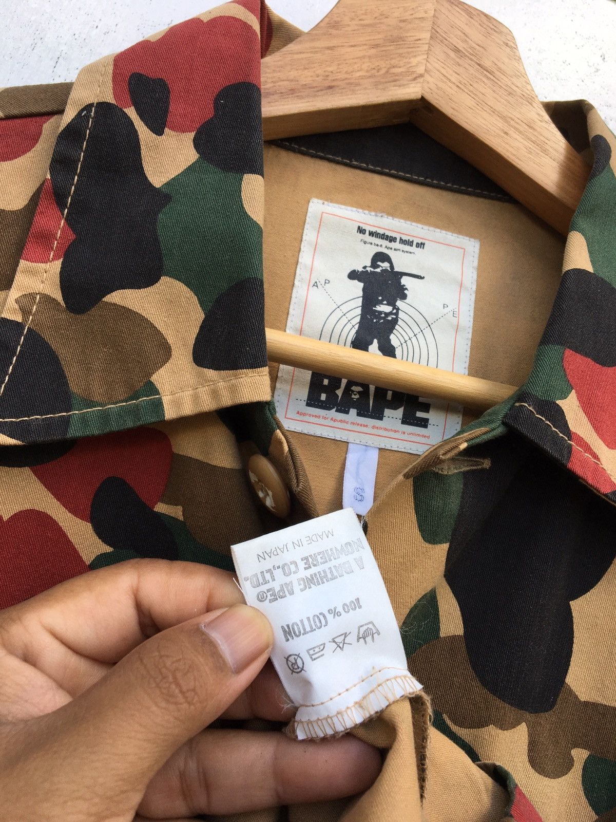 Bape Vintage Human Camo Jacket Size US S / EU 44-46 / 1 - 7 Thumbnail