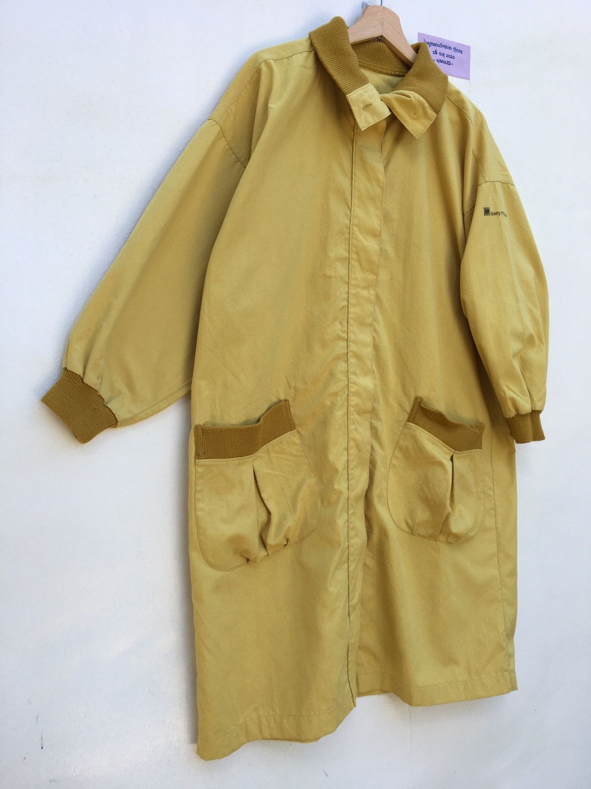 Issey Miyake × Vintage Issey Miyake Design Studio Rare Long Coat Squirrel Yellow Size US L / EU 52-54 / 3 - 3 Thumbnail