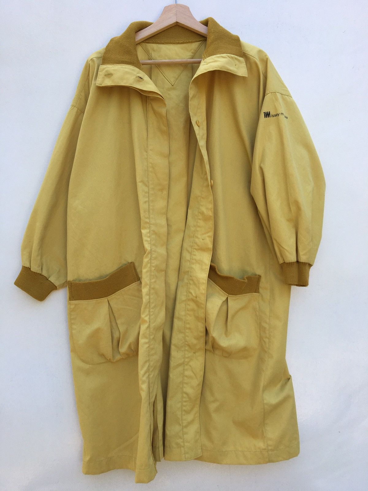 Issey Miyake × Vintage Issey Miyake Design Studio Rare Long Coat Squirrel Yellow Size US L / EU 52-54 / 3 - 9 Thumbnail