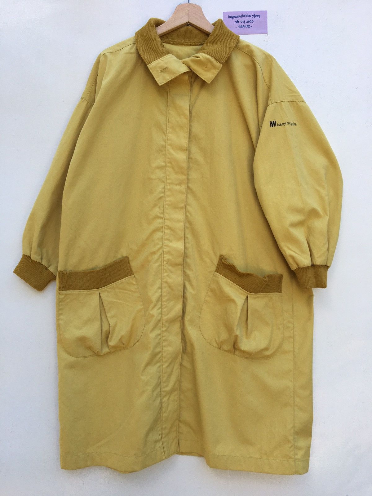 Issey Miyake × Vintage Issey Miyake Design Studio Rare Long Coat Squirrel Yellow Size US L / EU 52-54 / 3 - 2 Thumbnail