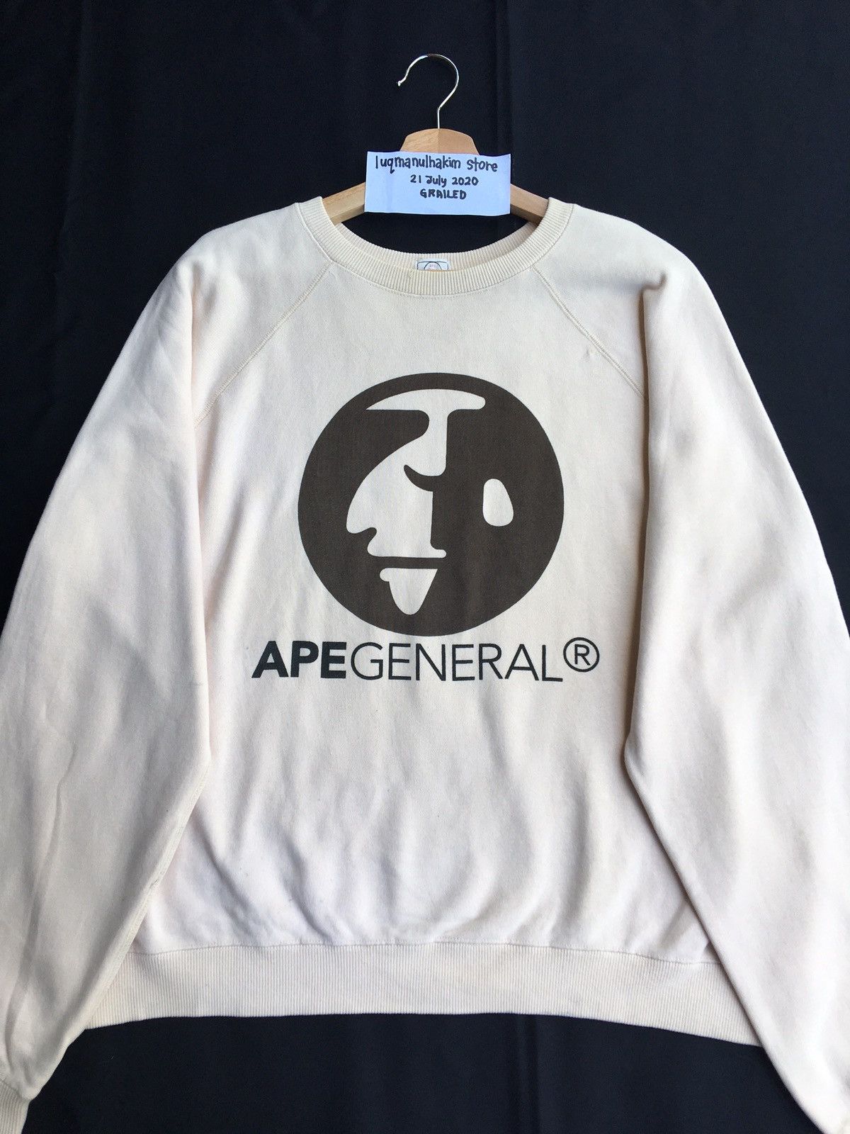 Bape Ape General Crewneck Size US L / EU 52-54 / 3 - 5 Thumbnail