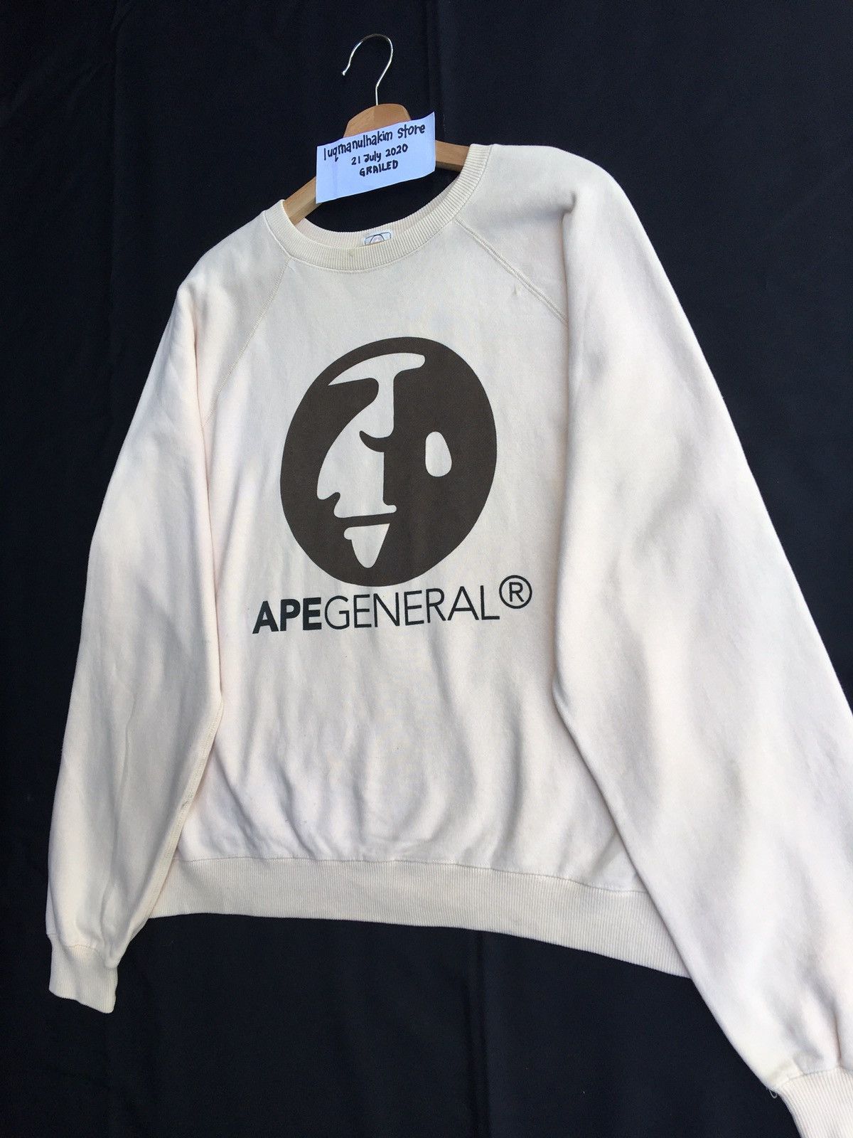 Bape Ape General Crewneck Size US L / EU 52-54 / 3 - 4 Thumbnail