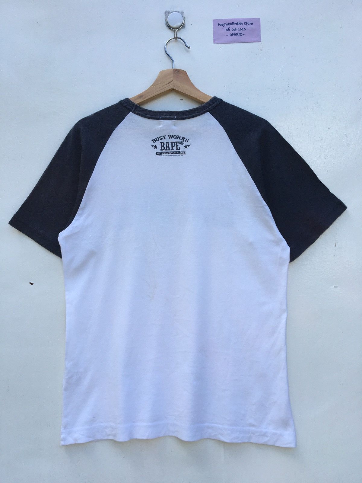 Bape Bape Sta Raglan Tee Size US M / EU 48-50 / 2 - 8 Thumbnail
