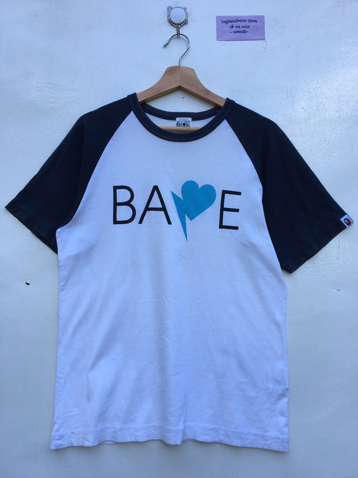 Bape Bape Sta Raglan Tee Size US M / EU 48-50 / 2 - 1 Thumbnail