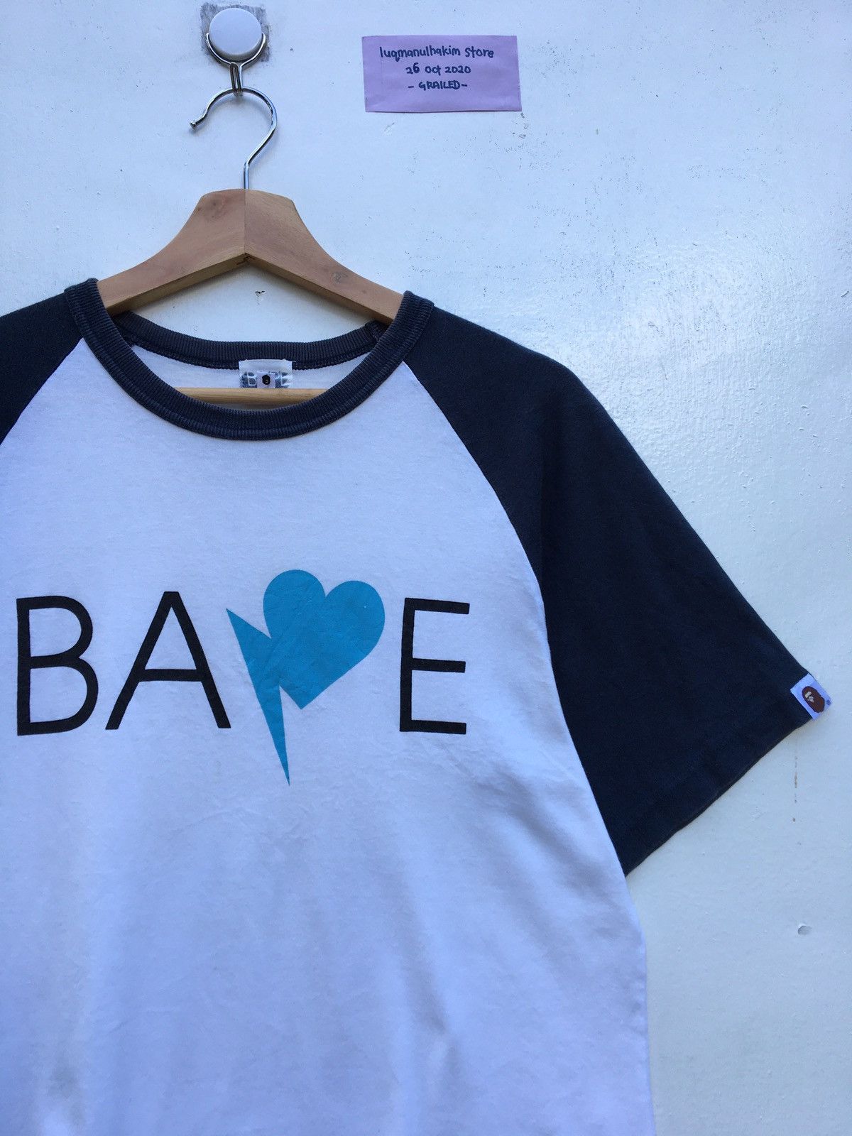 Bape Bape Sta Raglan Tee Size US M / EU 48-50 / 2 - 5 Thumbnail