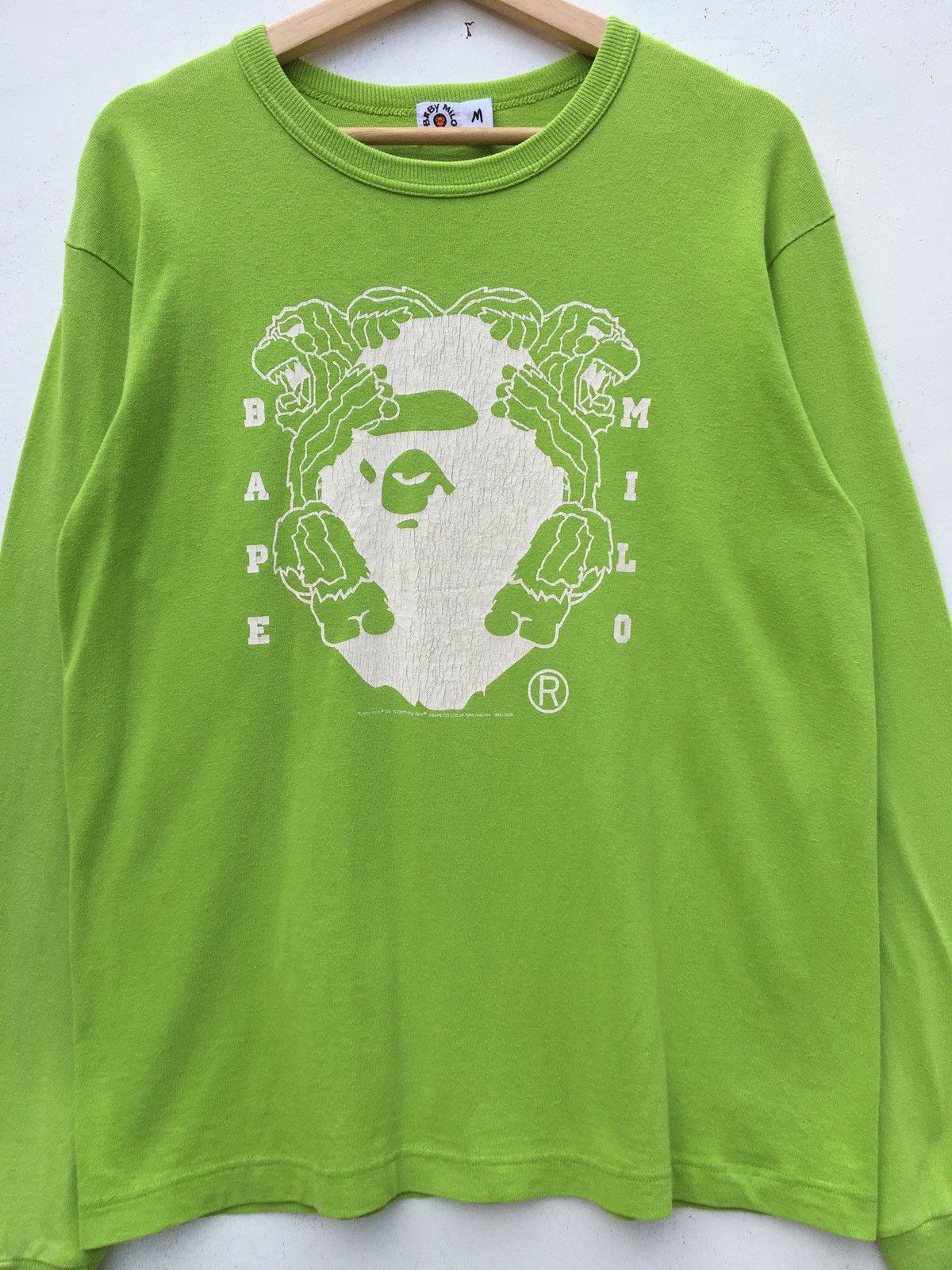 Bape Baby Milo Long Sleeve Tee (2006) Size US M / EU 48-50 / 2 - 4 Thumbnail