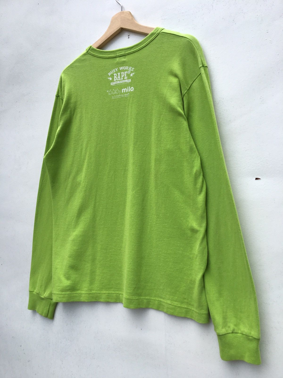 Bape Baby Milo Long Sleeve Tee (2006) Size US M / EU 48-50 / 2 - 17 Thumbnail