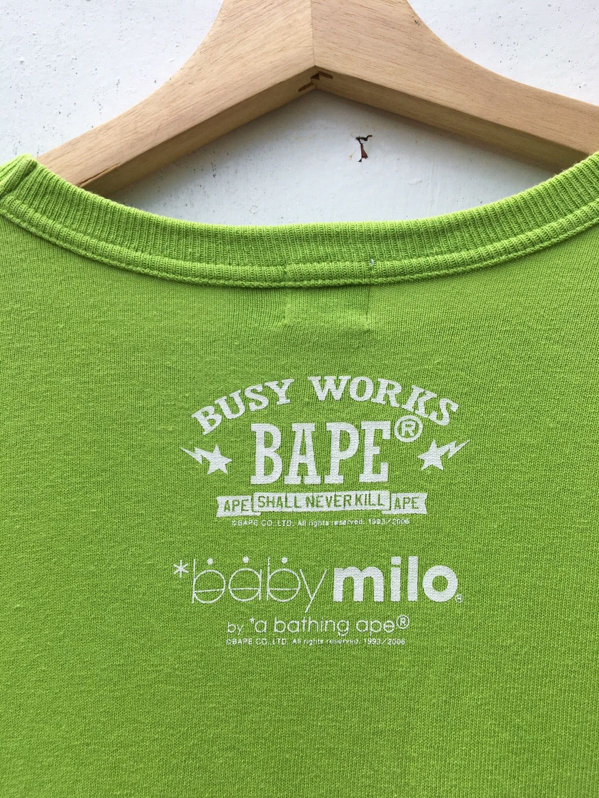 Bape Baby Milo Long Sleeve Tee (2006) Size US M / EU 48-50 / 2 - 18 Thumbnail