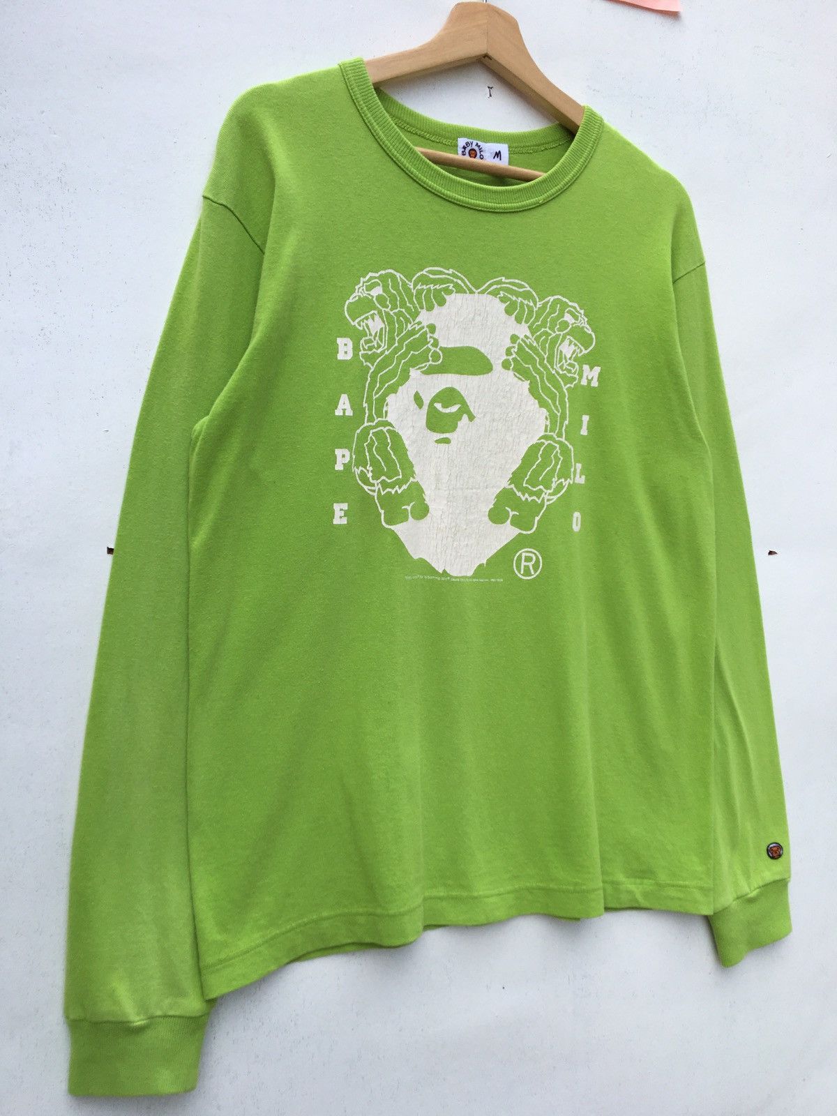 Bape Baby Milo Long Sleeve Tee (2006) Size US M / EU 48-50 / 2 - 2 Thumbnail