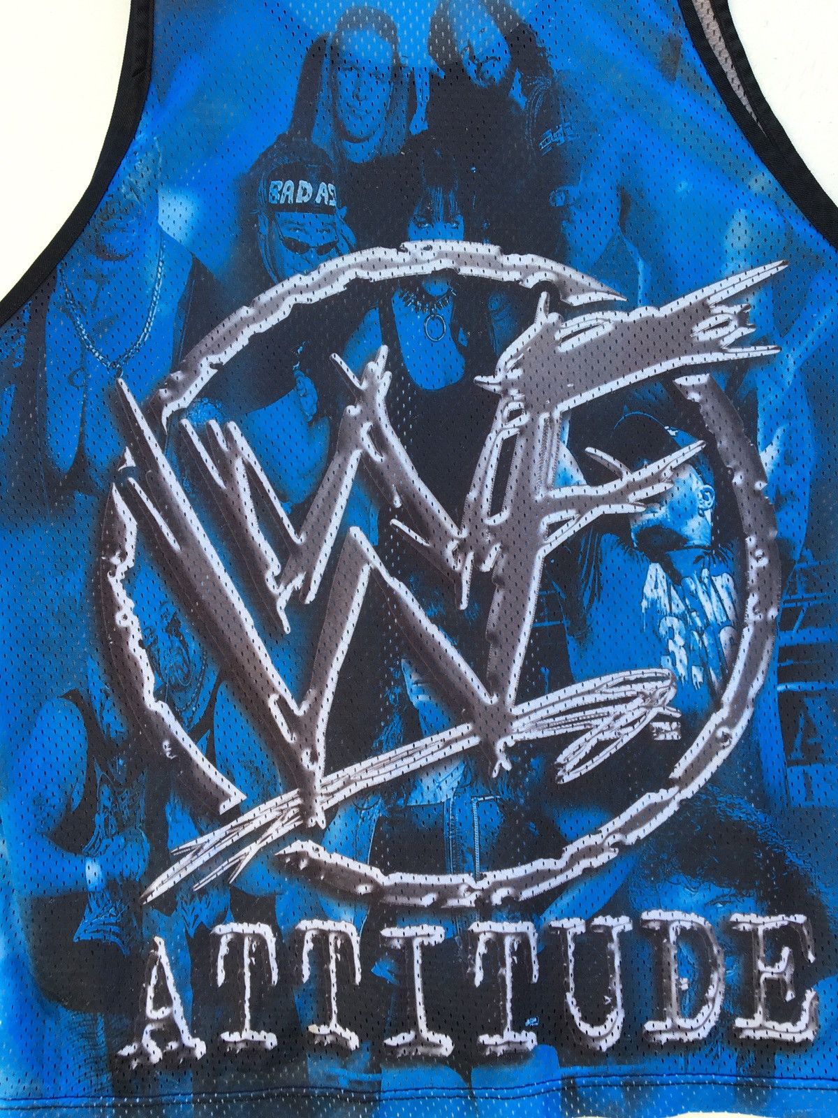 WWF Vintage WWF 1999 Stone Cold Jersey Tank Top Size US XL / EU 56 / 4 - 15 Thumbnail