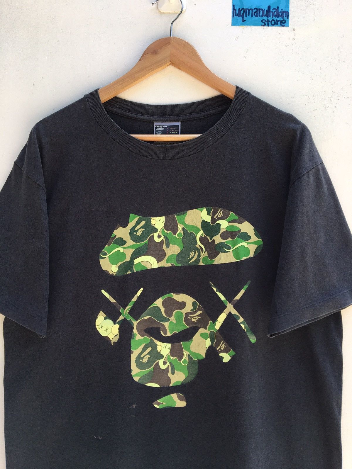 Bape × Kaws Bape x Kaws Ape Face Tee Size US L / EU 52-54 / 3 - 4 Thumbnail
