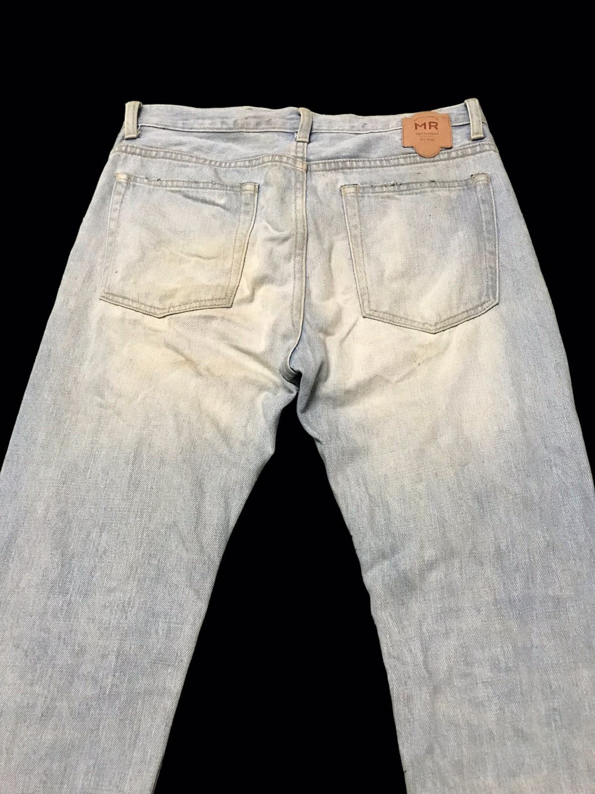 Japanese Brand × Vintage MR GENTLEMEN Made in Japan Distressed Denim Jeans Very Rare Size US 31 - 11 Thumbnail