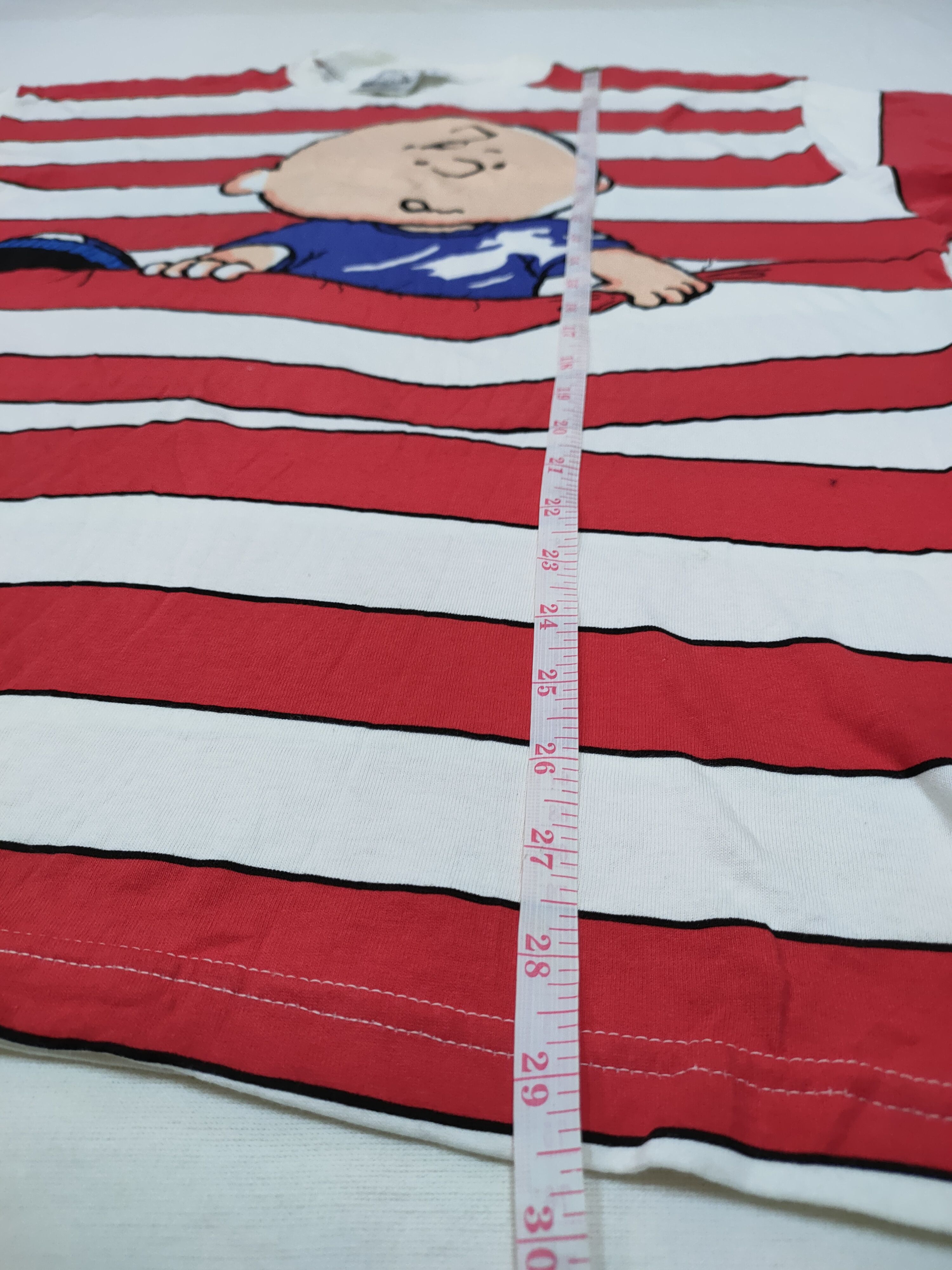 Cartoon Network × Vintage VINTAGE SNOOPY CHARLIE BROWN STRIPED FULL PRINT SHIRT Size US XL / EU 56 / 4 - 7 Thumbnail