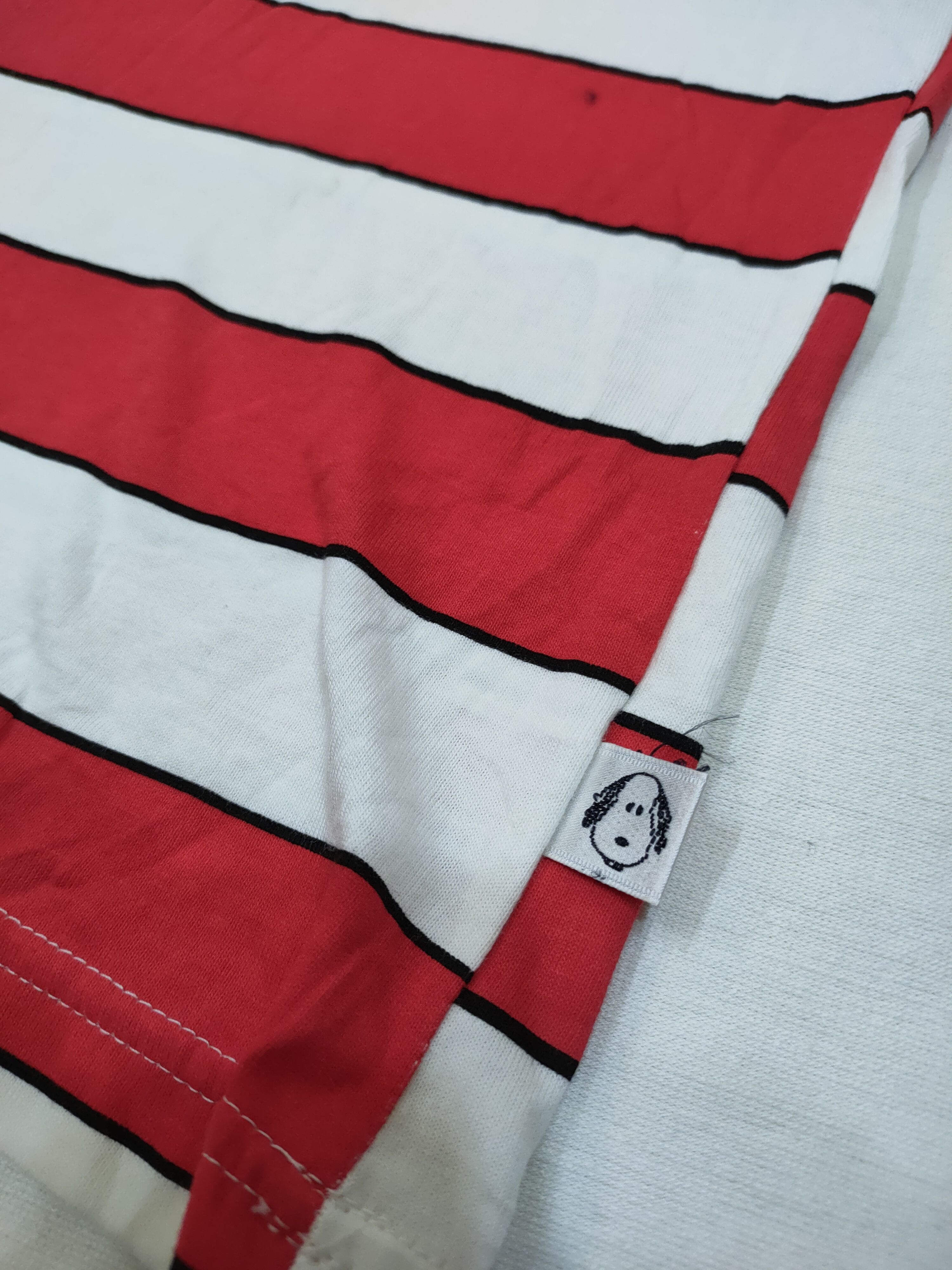 Cartoon Network × Vintage VINTAGE SNOOPY CHARLIE BROWN STRIPED FULL PRINT SHIRT Size US XL / EU 56 / 4 - 5 Thumbnail