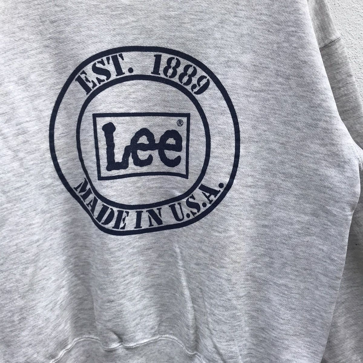 Lee Vintage Lee Made In Usa Crewneck Sweatshirt Size US L / EU 52-54 / 3 - 3 Thumbnail