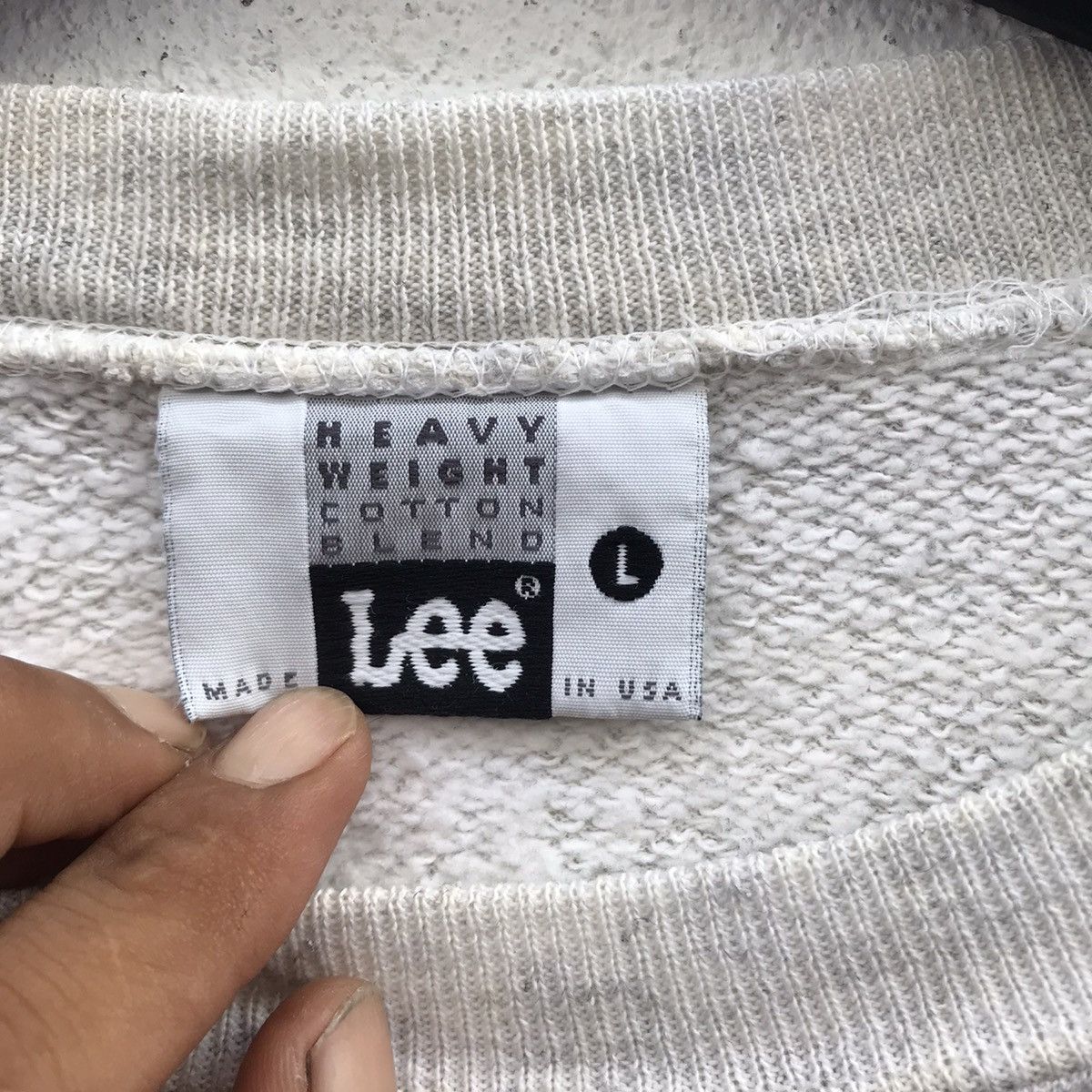 Lee Vintage Lee Made In Usa Crewneck Sweatshirt Size US L / EU 52-54 / 3 - 4 Thumbnail