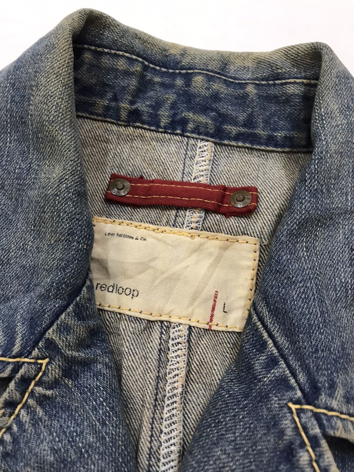 Levi's VINTAGE LEVI’S REDLOOP DENIM BLAZER JACKET L Size 38L - 4 Thumbnail