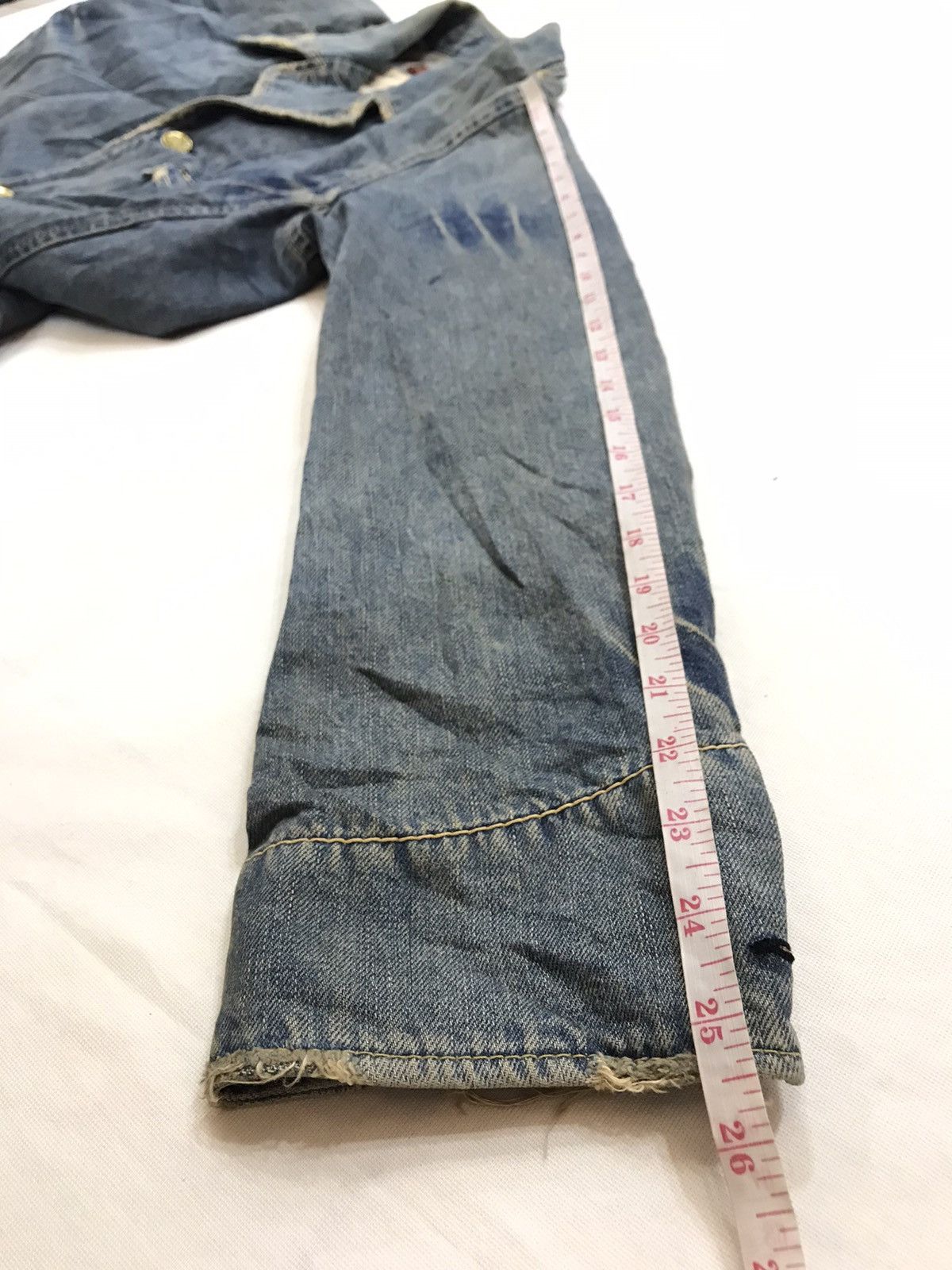 Levi's VINTAGE LEVI’S REDLOOP DENIM BLAZER JACKET L Size 38L - 8 Thumbnail