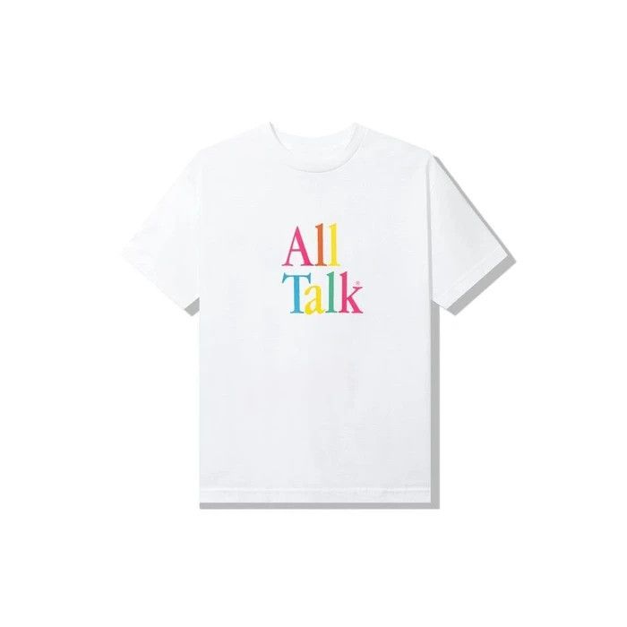 Anti social social club All talk white tee