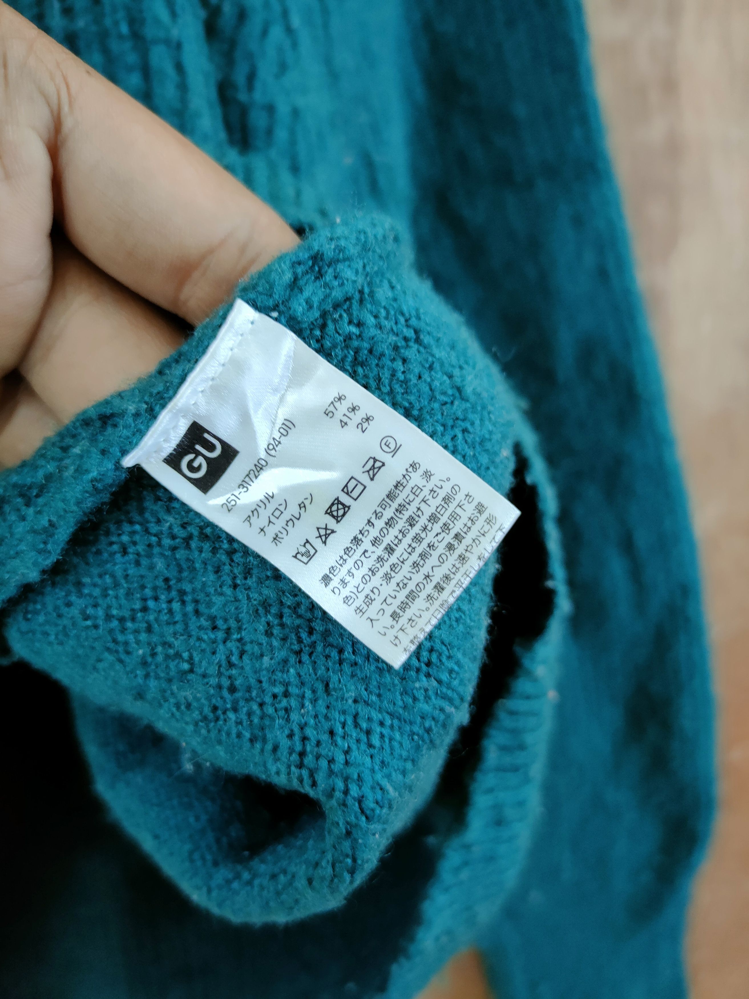 Aran Isles Knitwear DL Japan knitwear vintage cardigan streetwear #46-599 Size US M / EU 48-50 / 2 - 7 Thumbnail