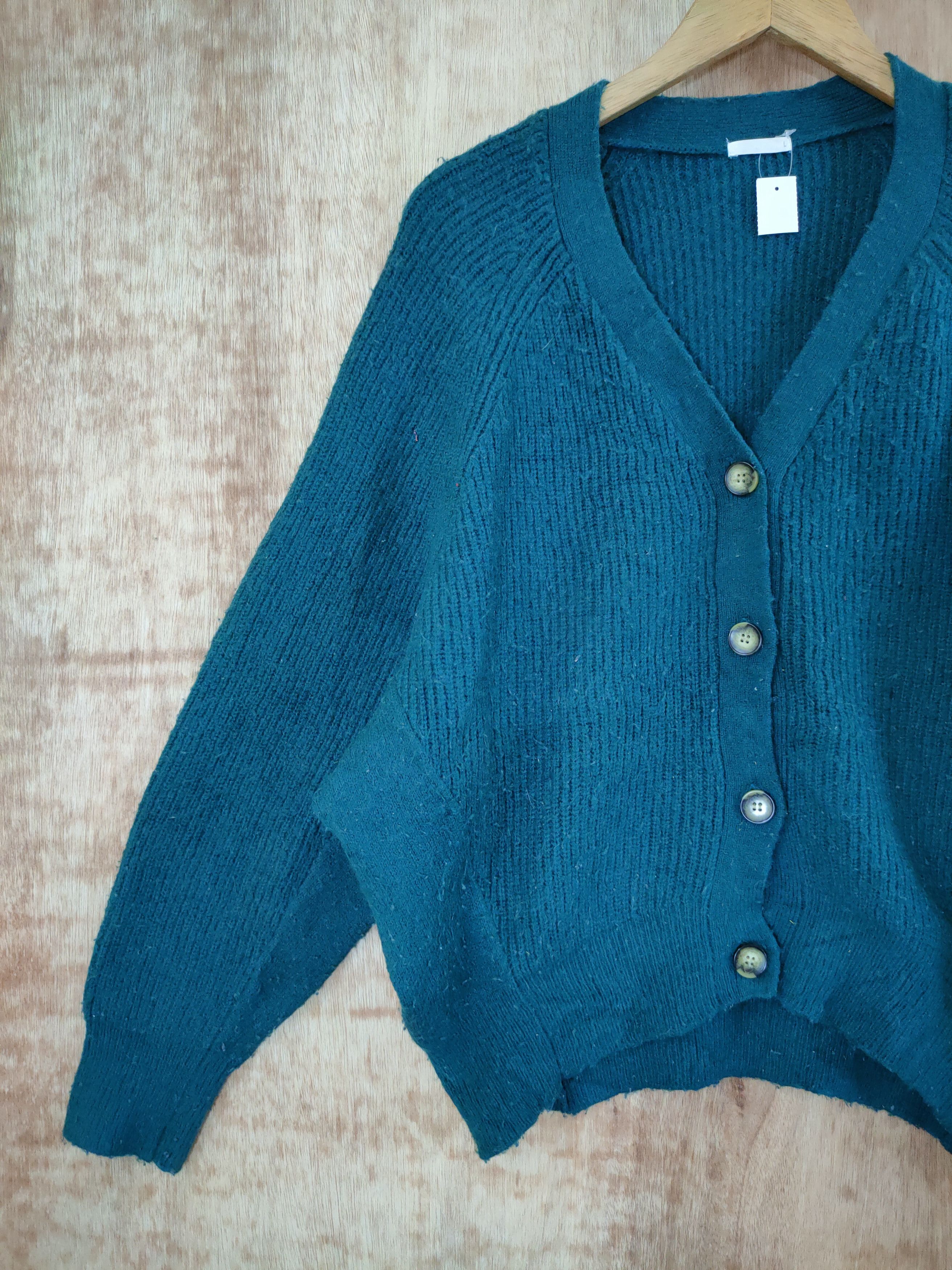 Aran Isles Knitwear DL Japan knitwear vintage cardigan streetwear #46-599 Size US M / EU 48-50 / 2 - 2 Thumbnail