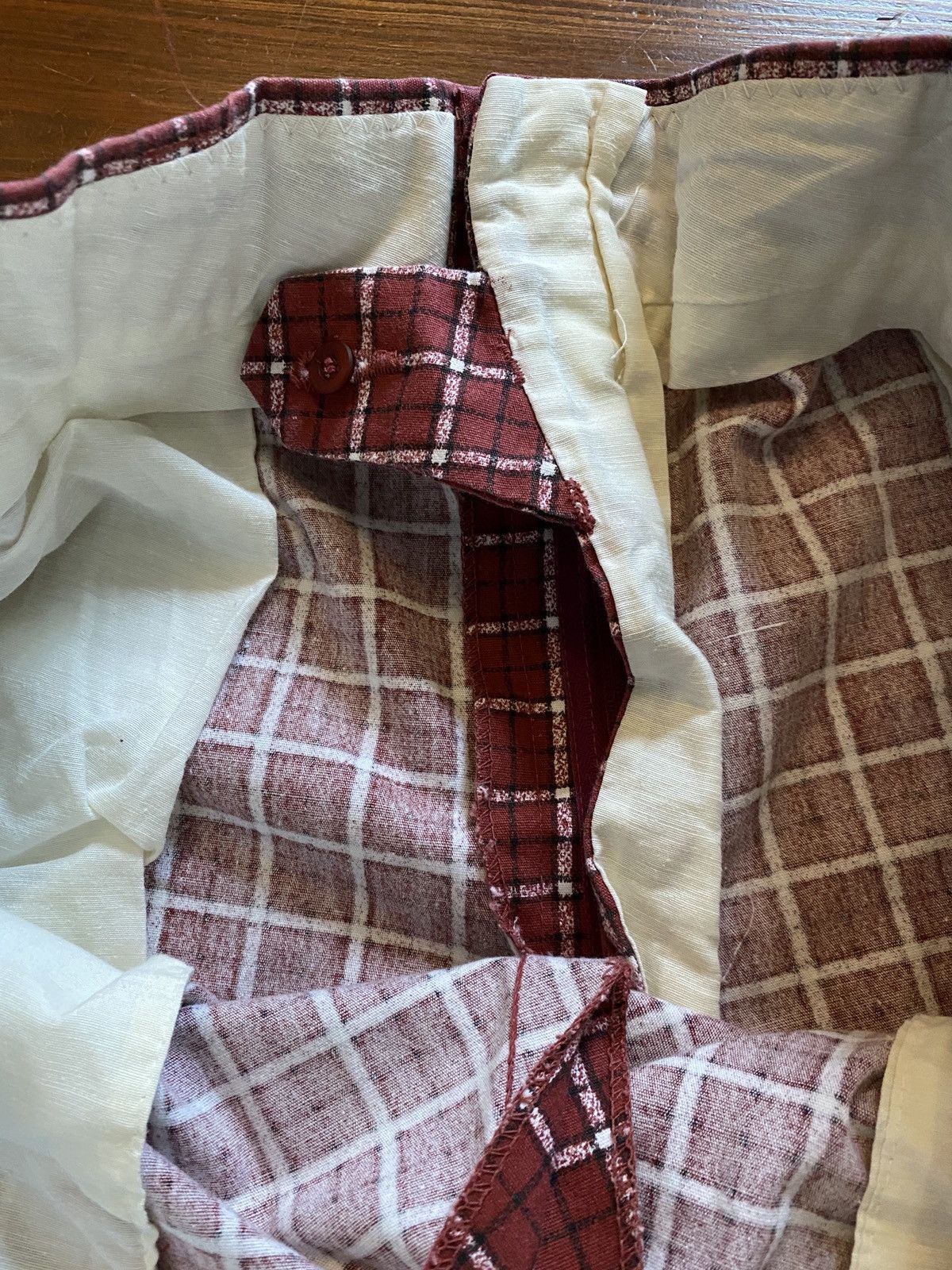 Vintage Vintage Early 80’s Red Plaid Shorts Size US 34 / EU 50 - 8 Thumbnail