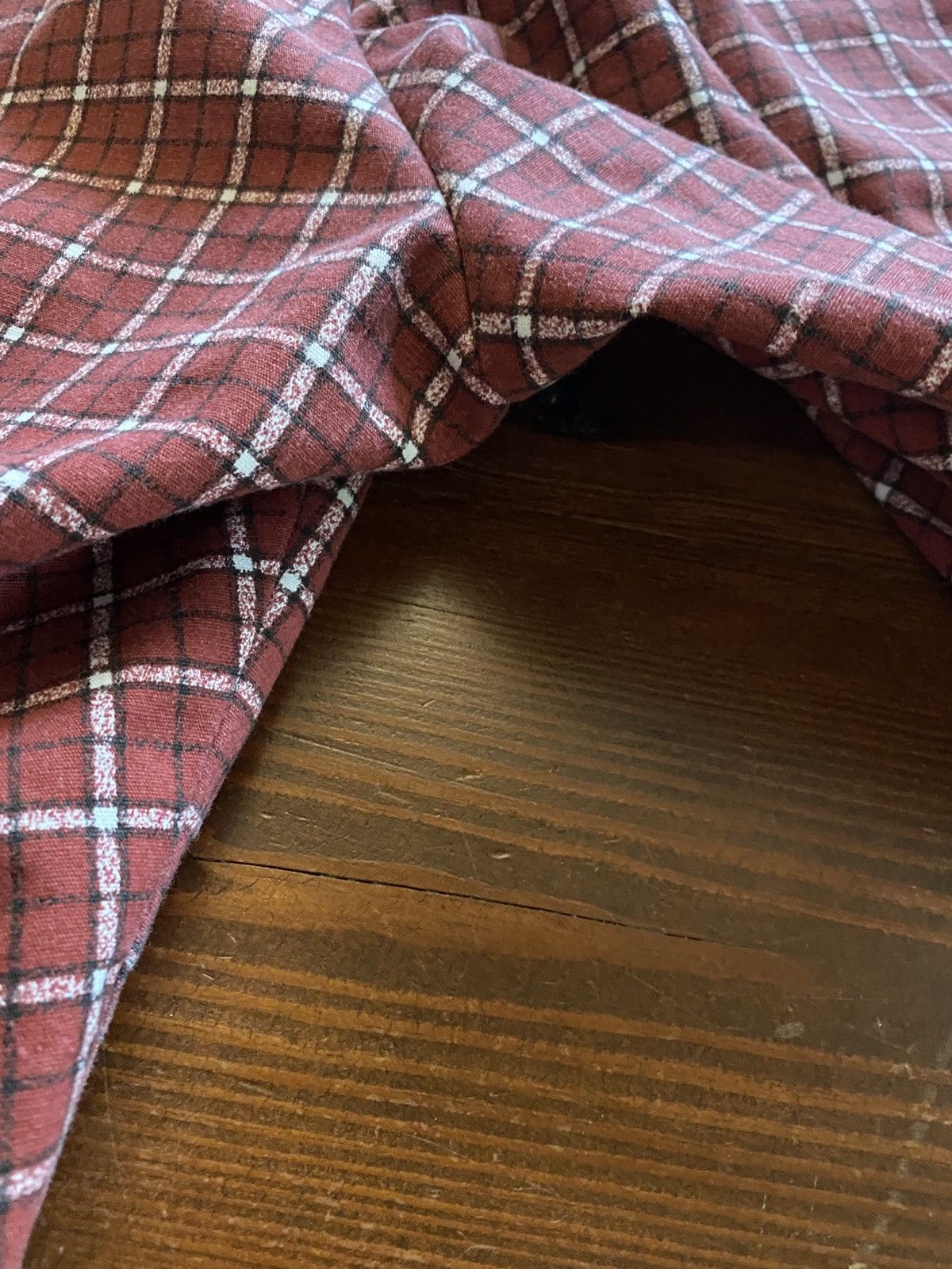 Vintage Vintage Early 80’s Red Plaid Shorts Size US 34 / EU 50 - 7 Thumbnail