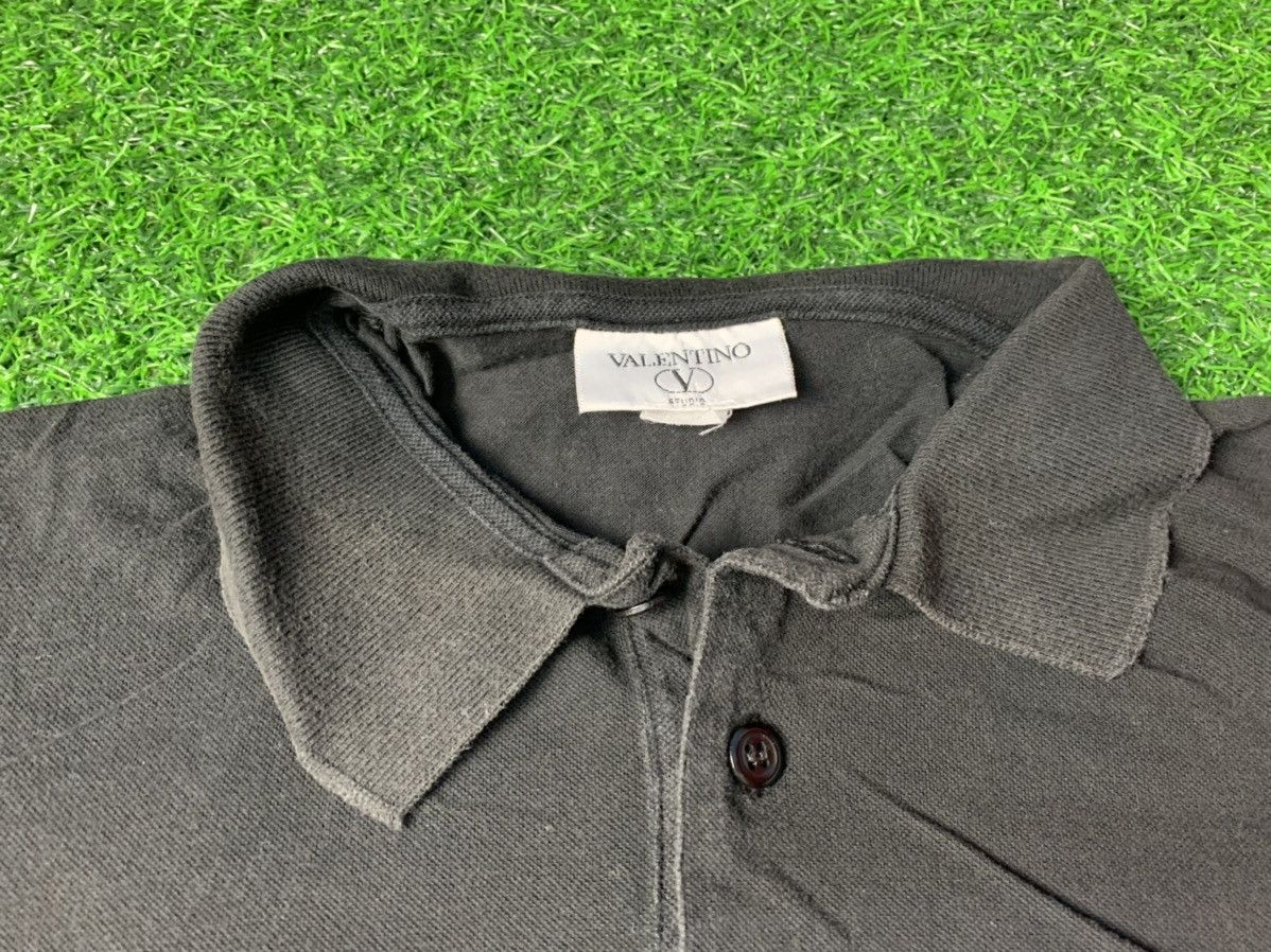 Valentino Valentino Embroidery V Logo Spell Out Polo Tee Unisex Size US M / EU 48-50 / 2 - 3 Thumbnail