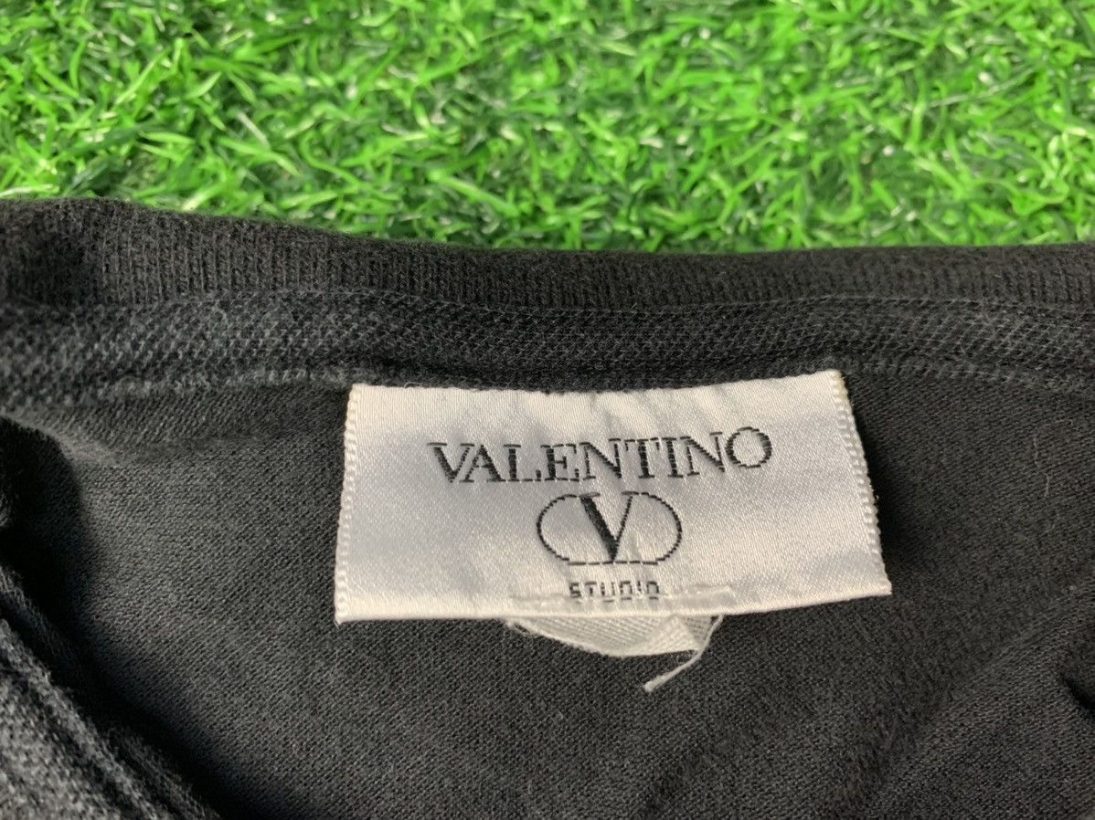 Valentino Valentino Embroidery V Logo Spell Out Polo Tee Unisex Size US M / EU 48-50 / 2 - 2 Thumbnail