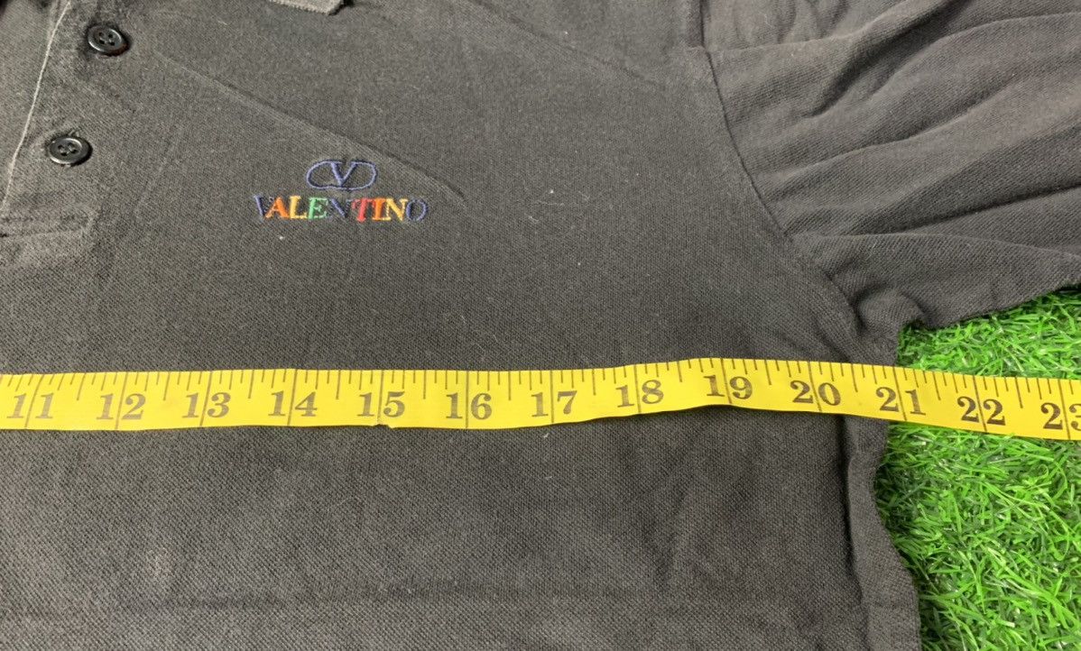 Valentino Valentino Embroidery V Logo Spell Out Polo Tee Unisex Size US M / EU 48-50 / 2 - 8 Thumbnail