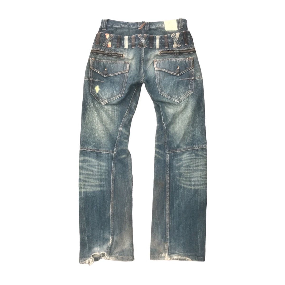 image of If Six Was Nine x Le Grande Bleu L G B Deletetodayvintage Dominate Japan Double Waist Jeans (Size 3