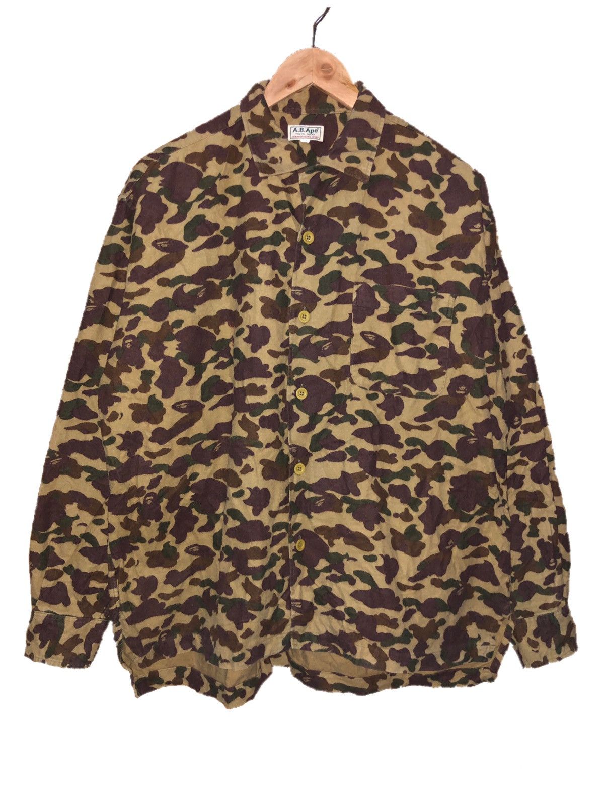 Bape 1st Camo Button Up Shirt Size US M / EU 48-50 / 2 - 1 Thumbnail