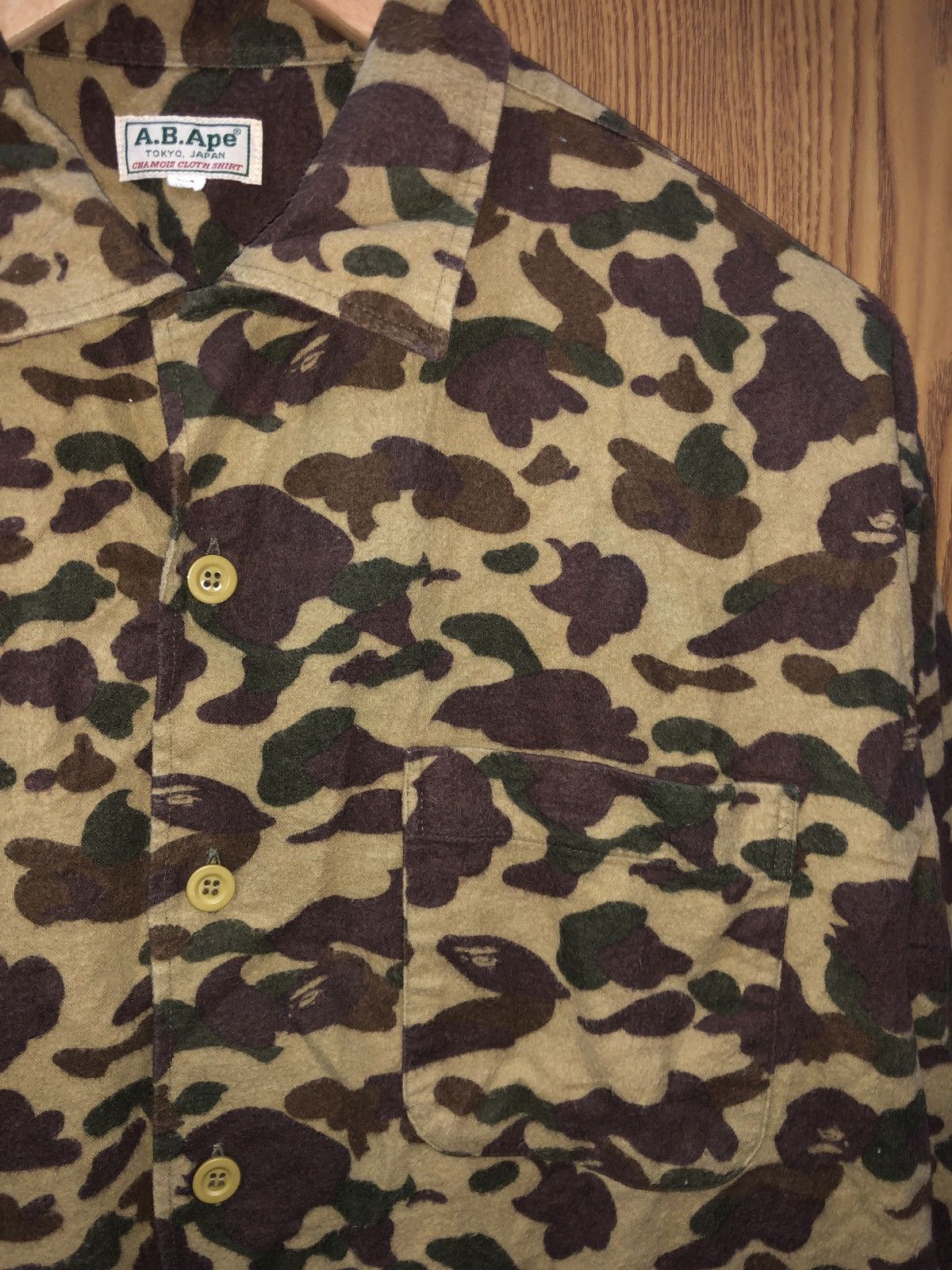 Bape 1st Camo Button Up Shirt Size US M / EU 48-50 / 2 - 2 Thumbnail