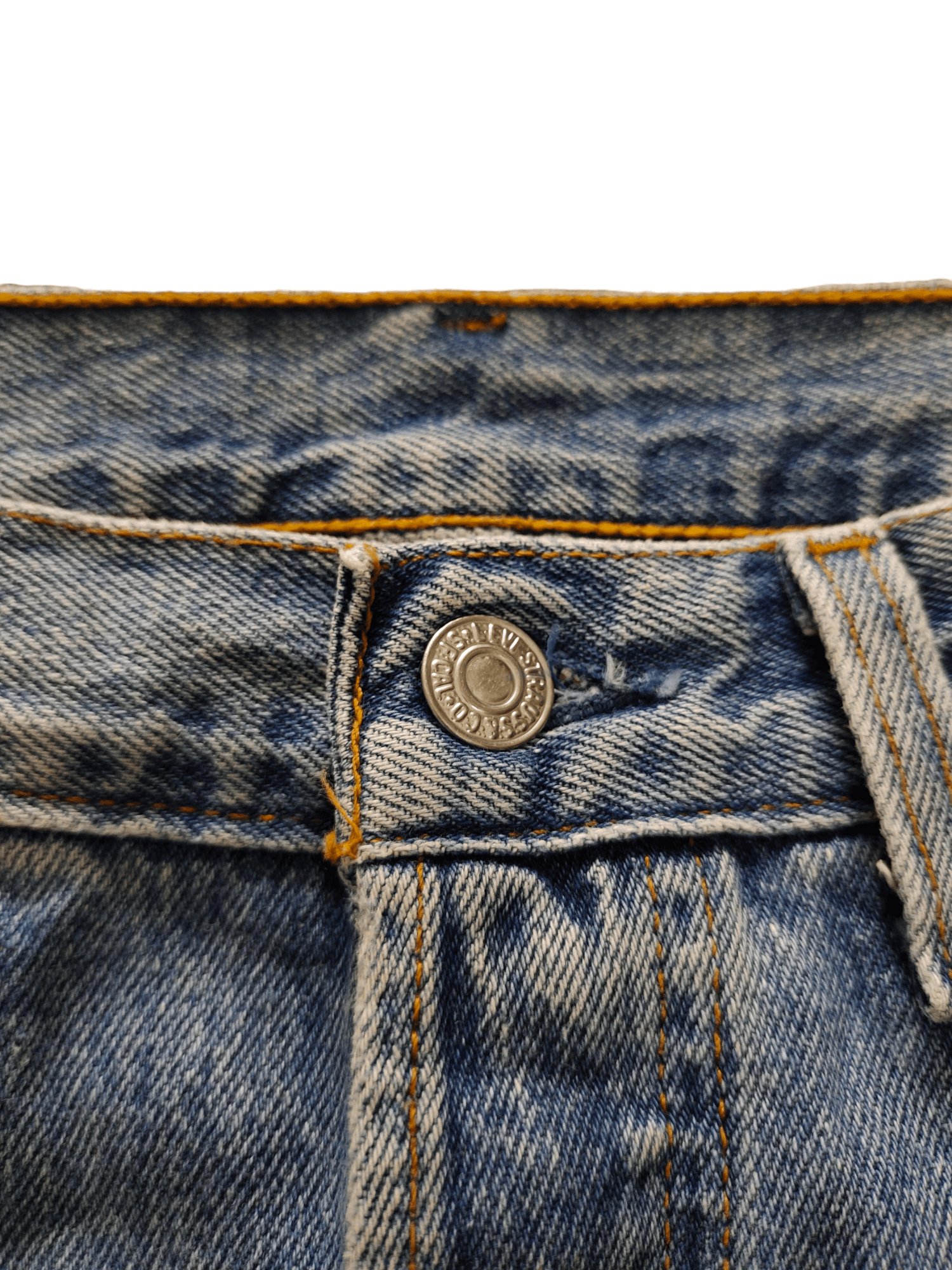 Levi's Vintage Levis 501 Made In Usa Light Faded Wash Denim Jeans Size US 30 / EU 46 - 16 Thumbnail