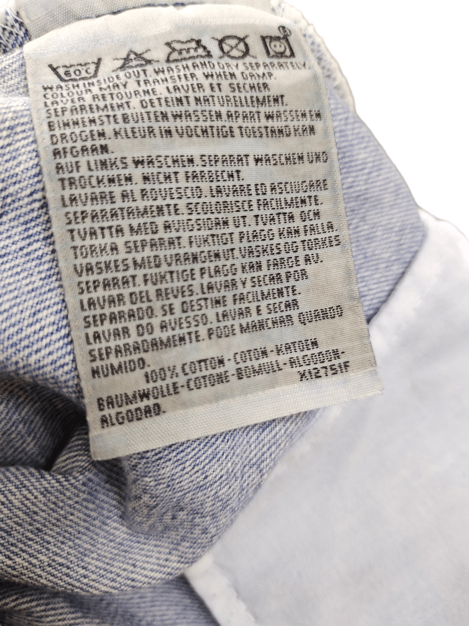 Levi's Vintage Levis 501 Made In Usa Light Faded Wash Denim Jeans Size US 30 / EU 46 - 19 Thumbnail