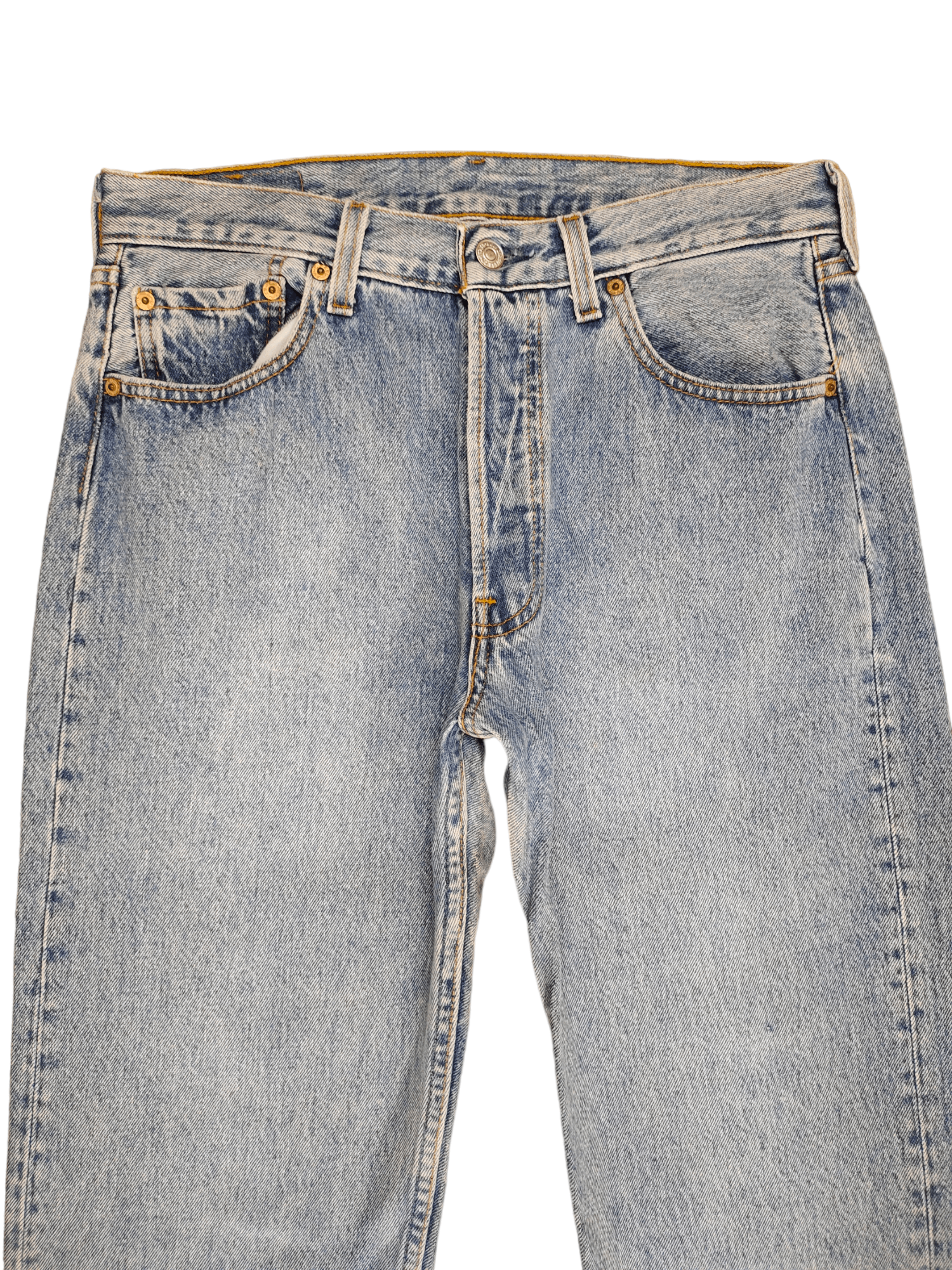 Levi's Vintage Levis 501 Made In Usa Light Faded Wash Denim Jeans Size US 30 / EU 46 - 3 Thumbnail
