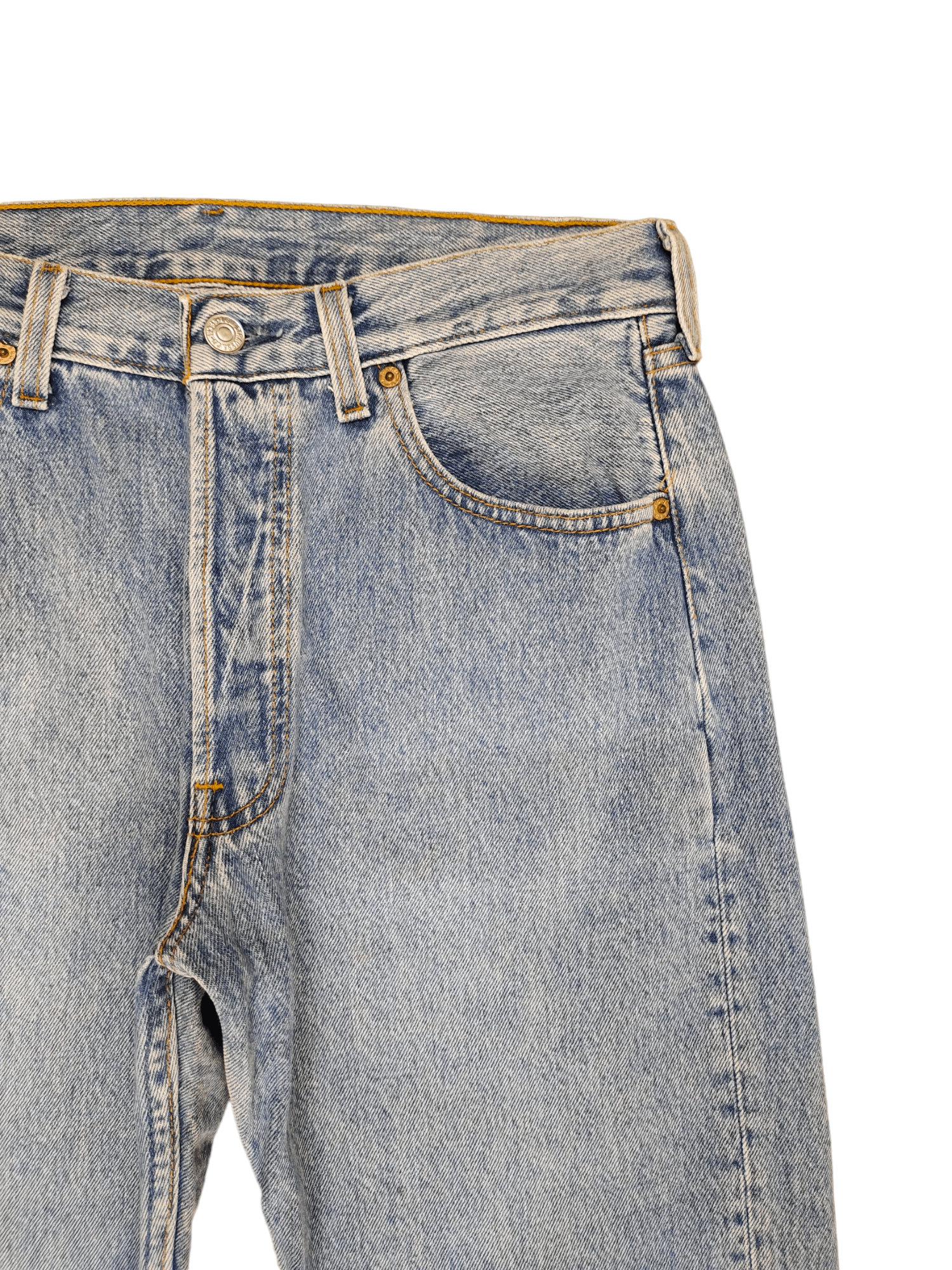 Levi's Vintage Levis 501 Made In Usa Light Faded Wash Denim Jeans Size US 30 / EU 46 - 4 Thumbnail