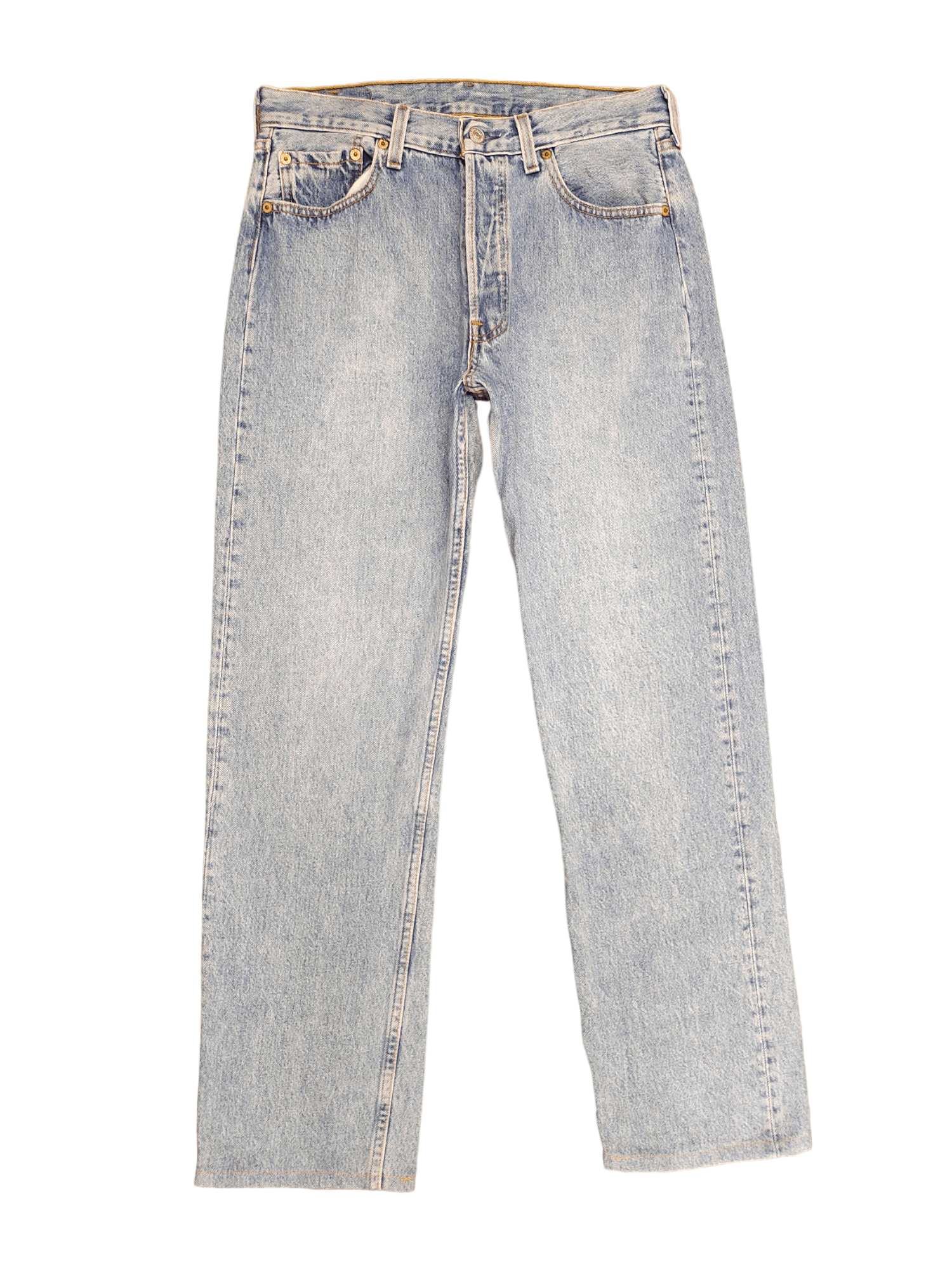 Levi's Vintage Levis 501 Made In Usa Light Faded Wash Denim Jeans Size US 30 / EU 46 - 2 Thumbnail