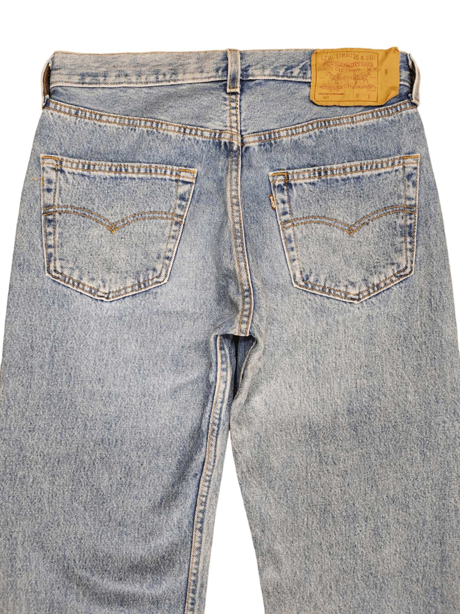 Levi's Vintage Levis 501 Made In Usa Light Faded Wash Denim Jeans Size US 30 / EU 46 - 9 Thumbnail