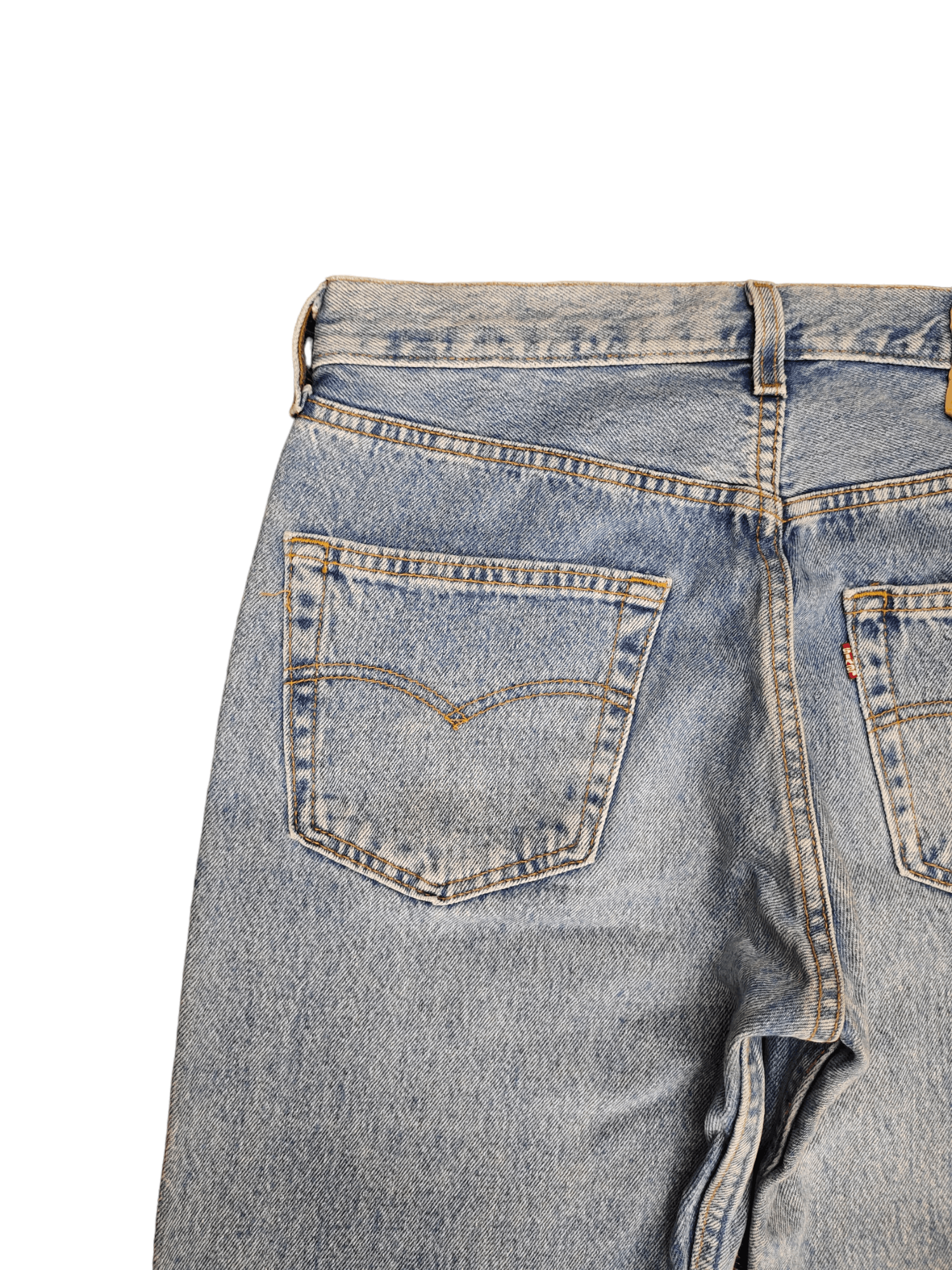 Levi's Vintage Levis 501 Made In Usa Light Faded Wash Denim Jeans Size US 30 / EU 46 - 12 Thumbnail