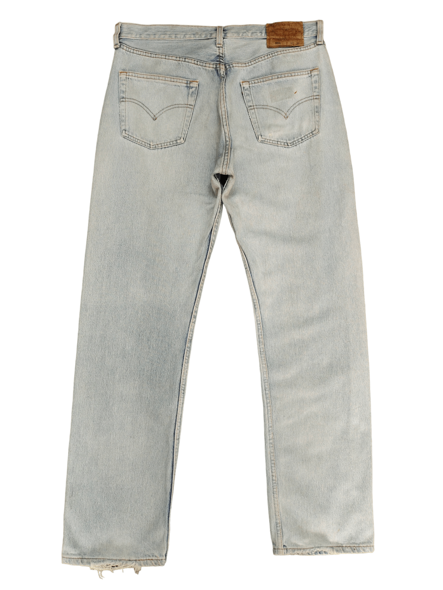 Levi's Vintage Levis 501 Tag Light Wash Denim Jeans Made In Usa Size US 34 / EU 50 - 6 Thumbnail