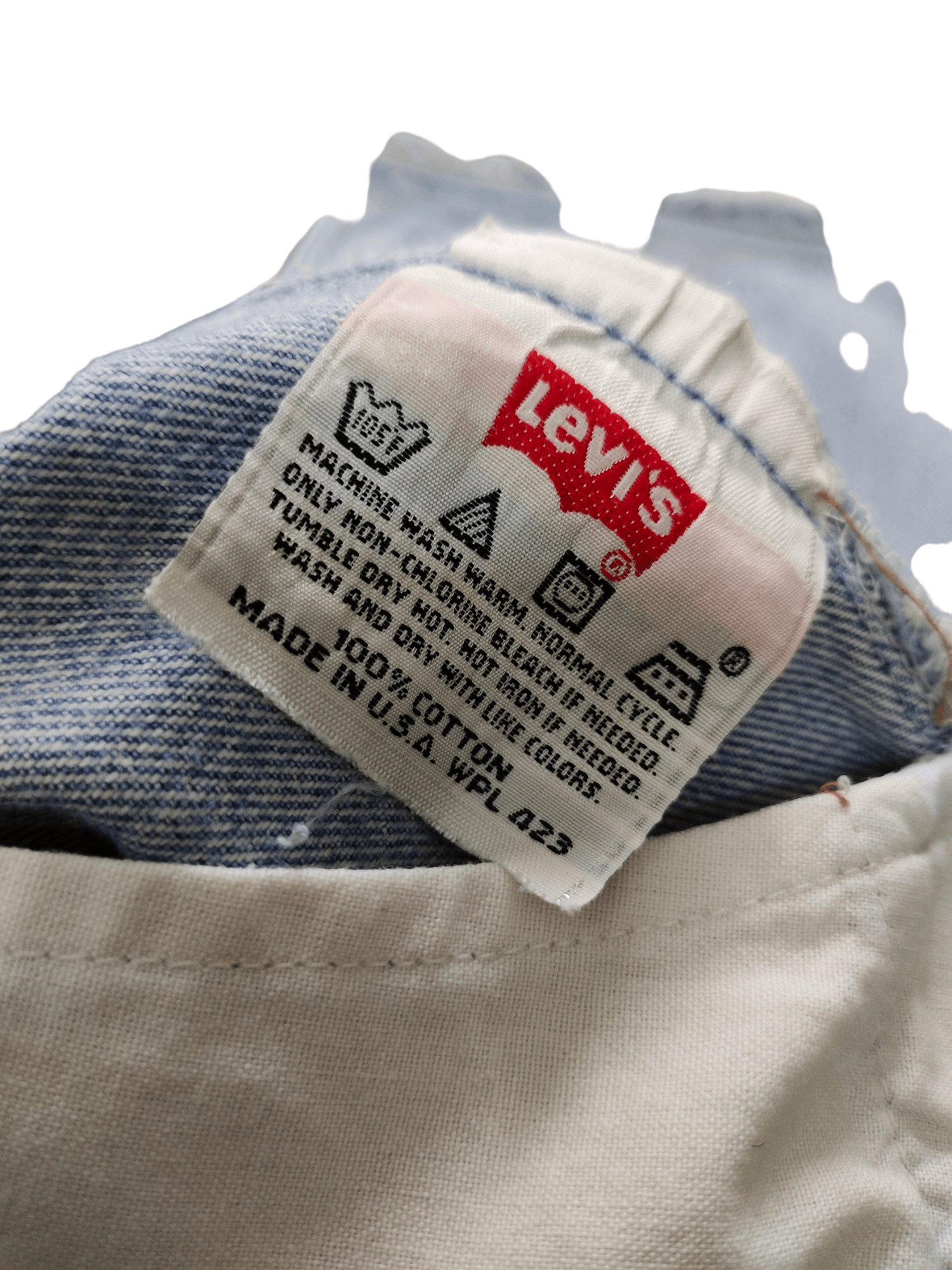 Levi's Vintage Levis 501 Tag Light Wash Denim Jeans Made In Usa Size US 34 / EU 50 - 17 Thumbnail