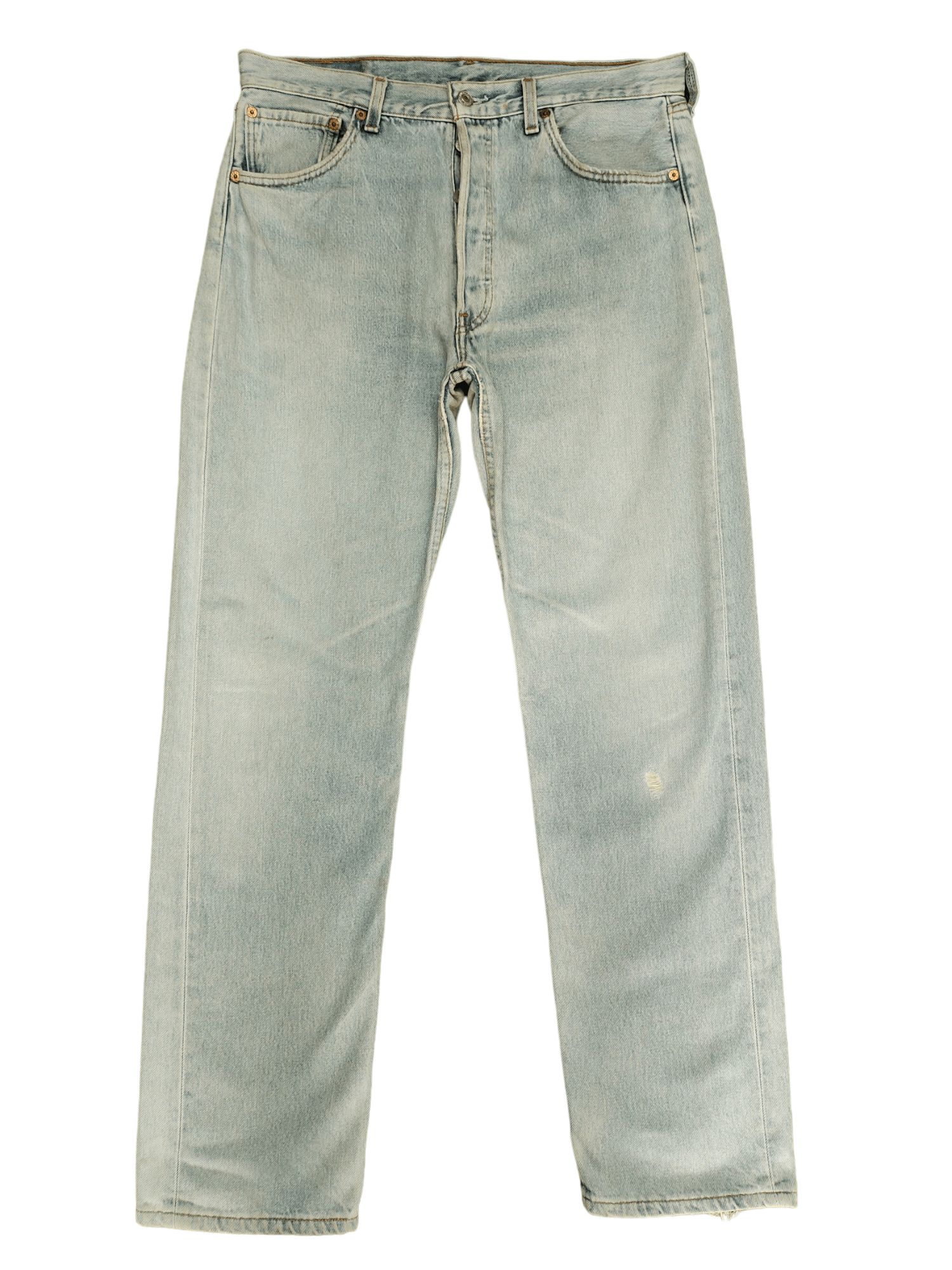 Levi's Vintage Levis 501 Tag Light Wash Denim Jeans Made In Usa Size US 34 / EU 50 - 1 Thumbnail