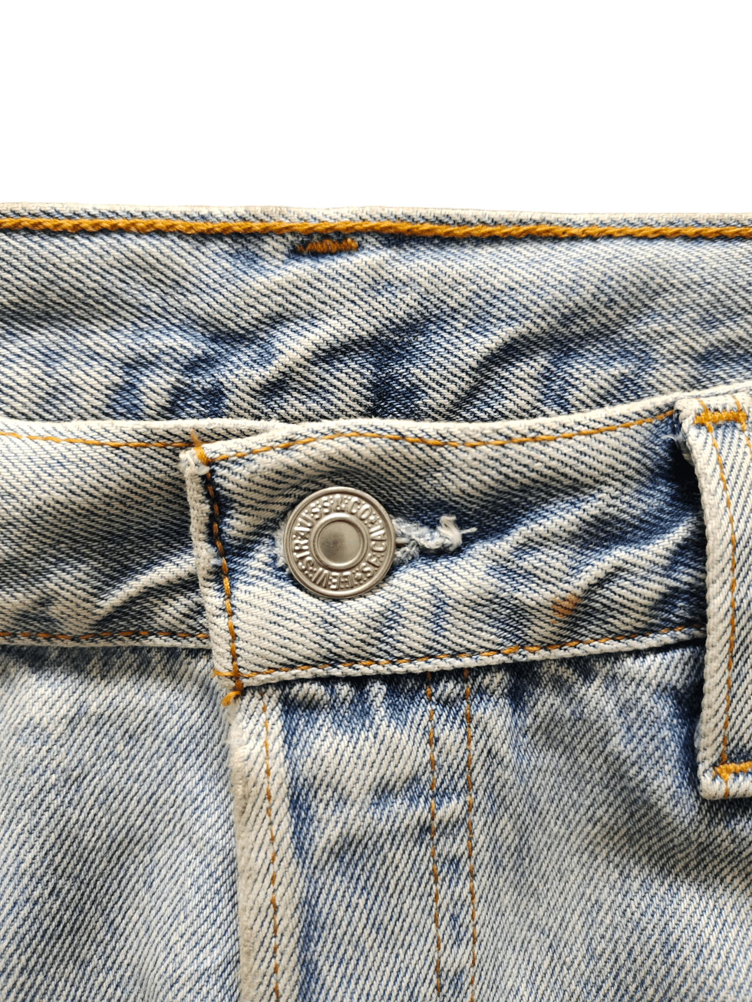 Levi's Vintage Levis 501 Tag Light Wash Denim Jeans Made In Usa Size US 34 / EU 50 - 15 Thumbnail