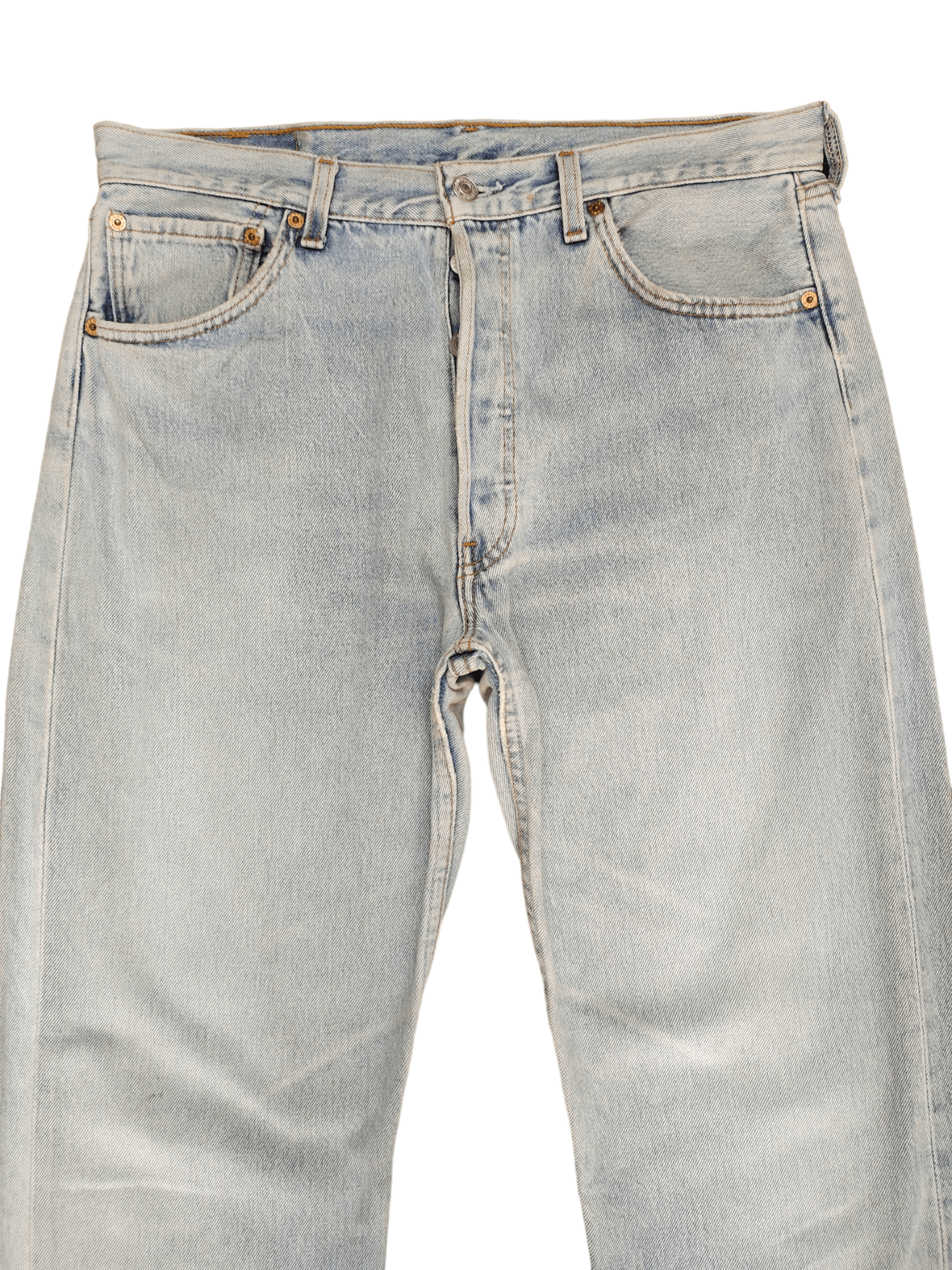 Levi's Vintage Levis 501 Tag Light Wash Denim Jeans Made In Usa Size US 34 / EU 50 - 2 Thumbnail