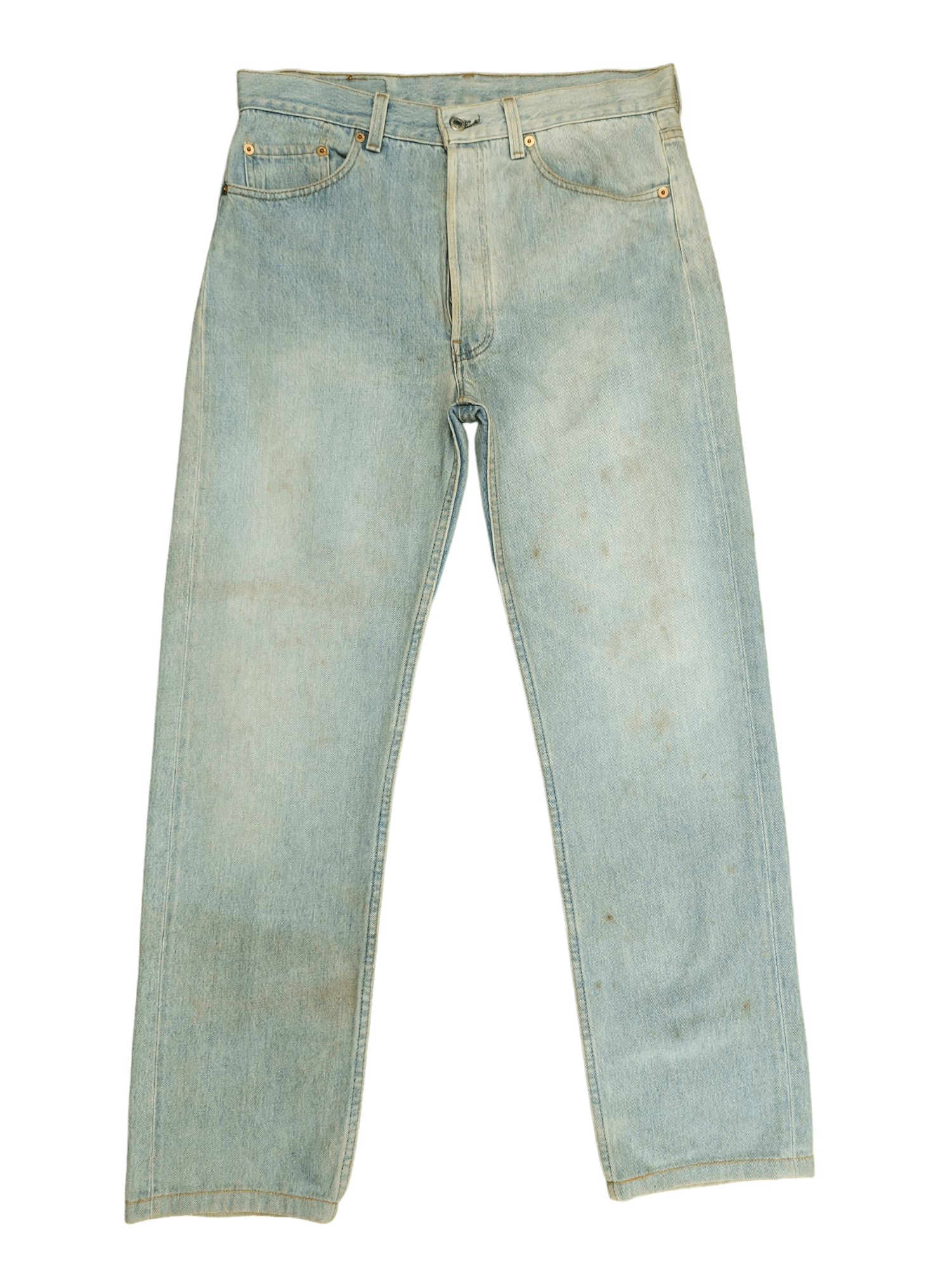 Vintage Levis 501 Light Wash Dirty Denim Jeans